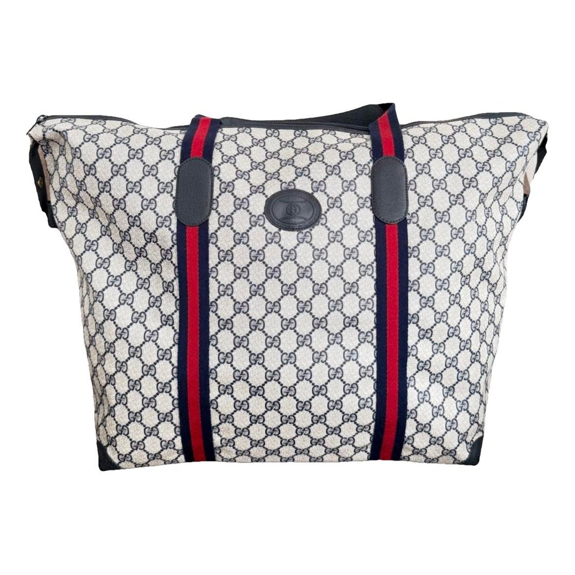 Patent leather tote
