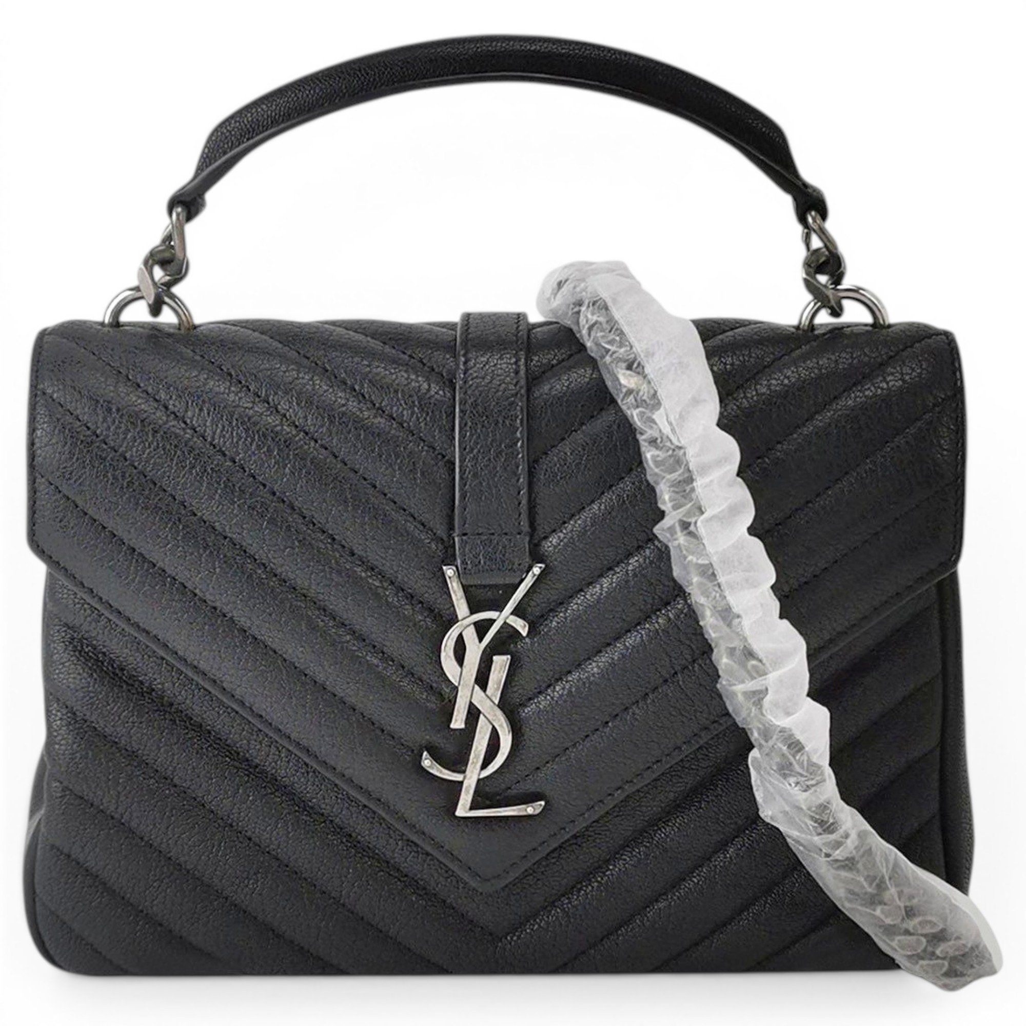 Collége monogramme leather handbag