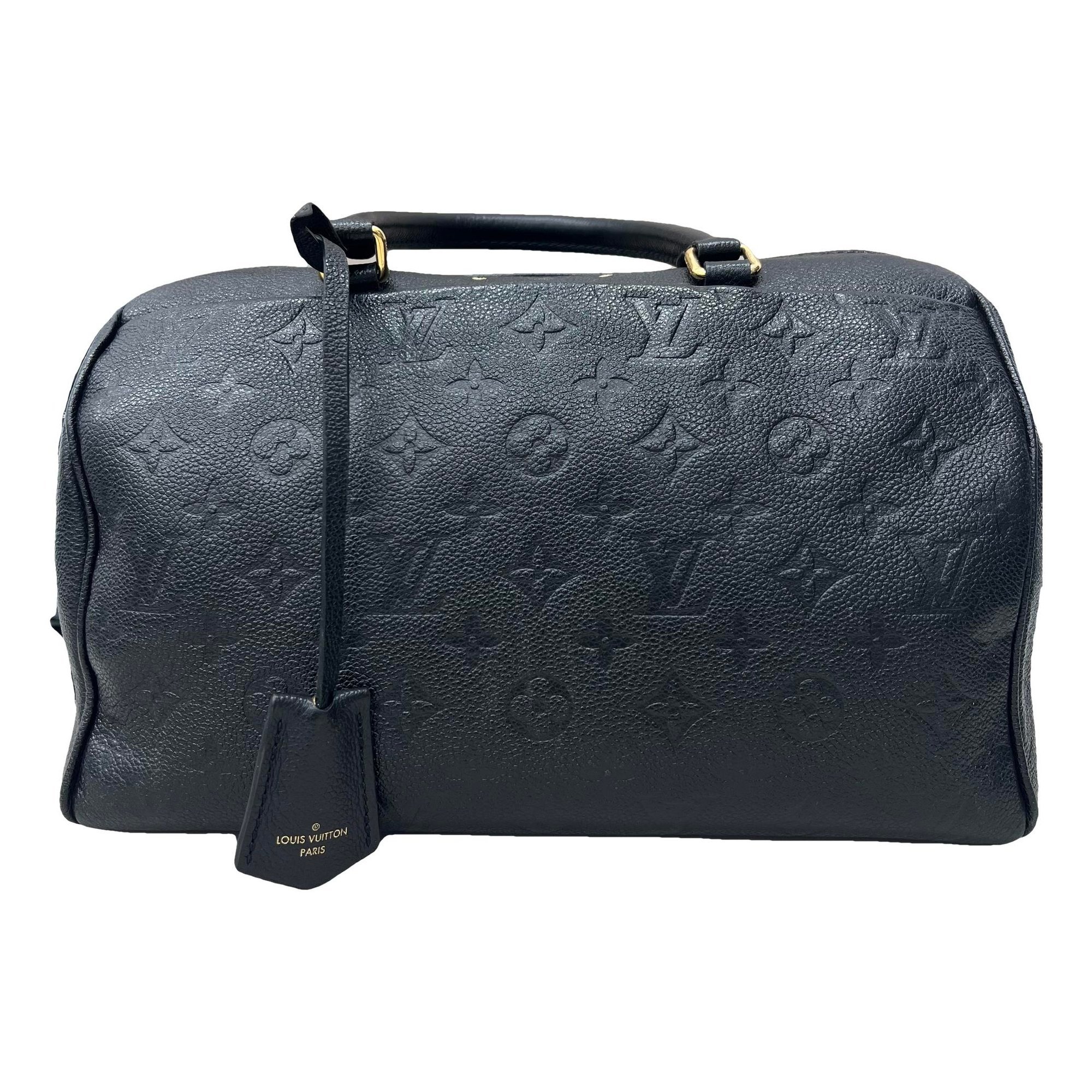 Speedy leather handbag