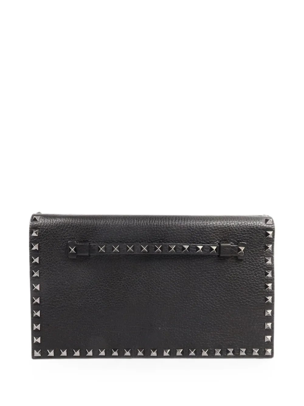 Rockstud clutch bag