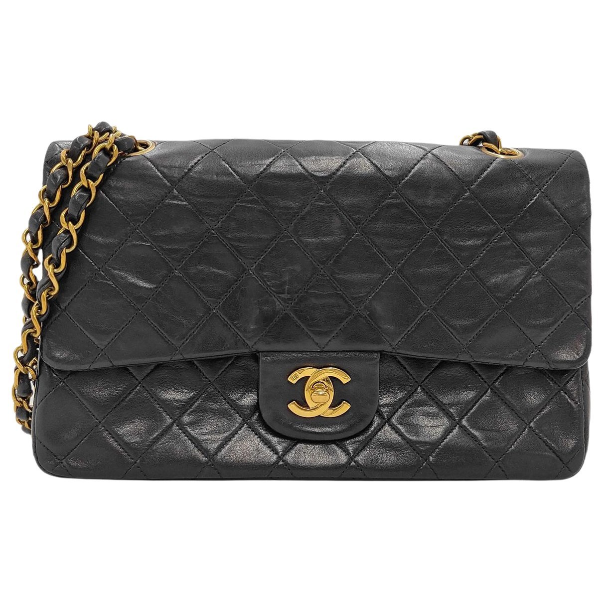 Trendy CC Flap leather handbag