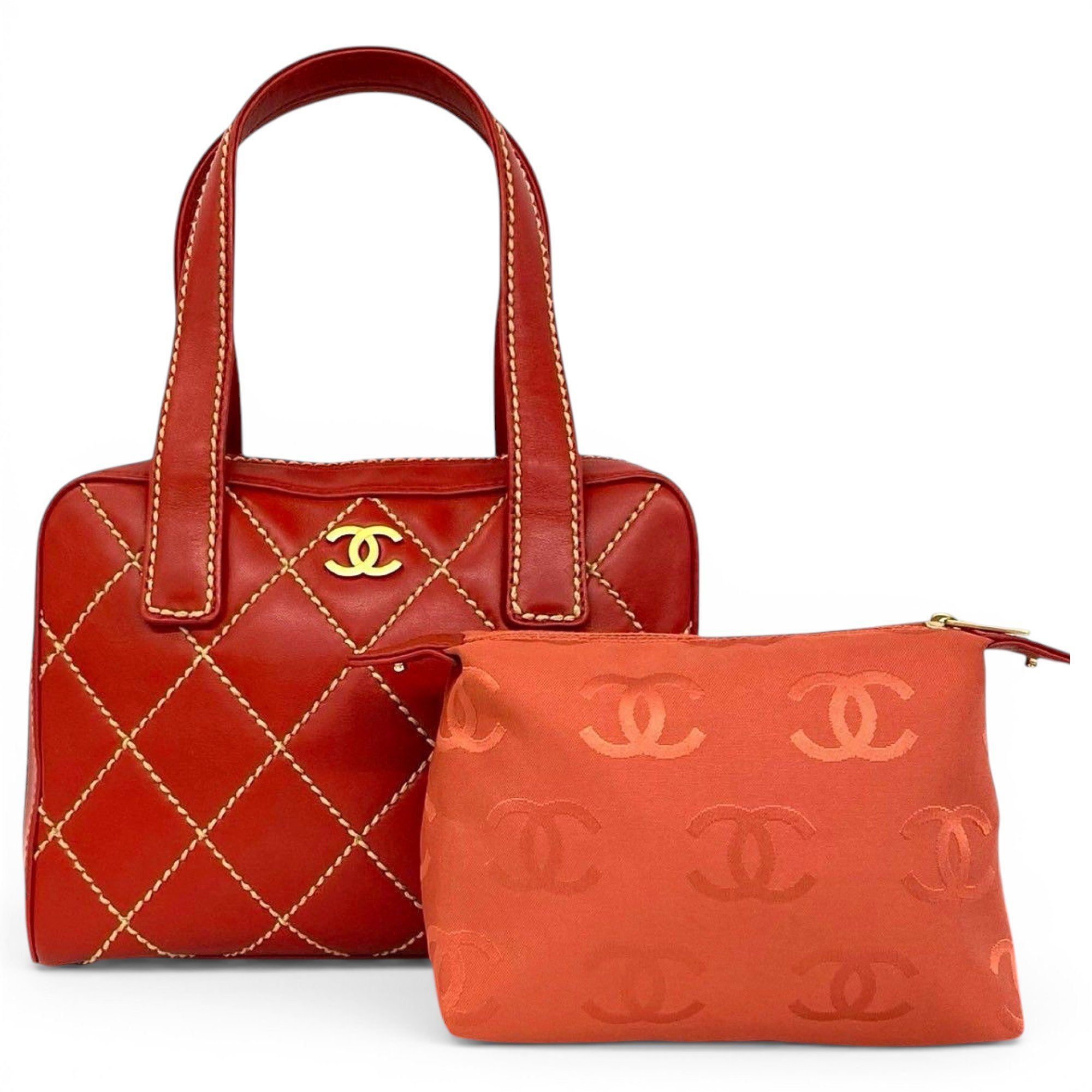 Wild Stitch leather tote