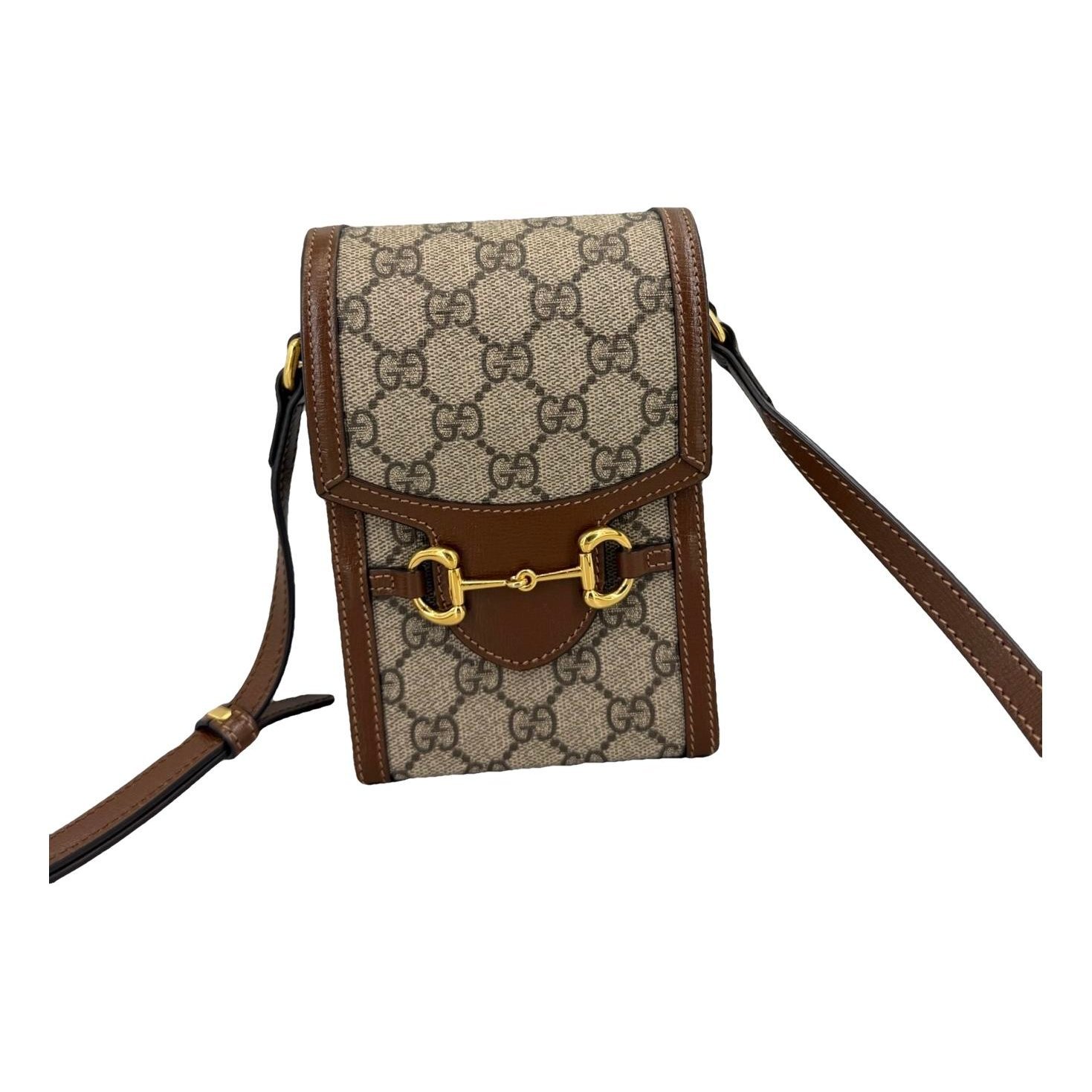 Horsebit 1955 Vertical cloth handbag