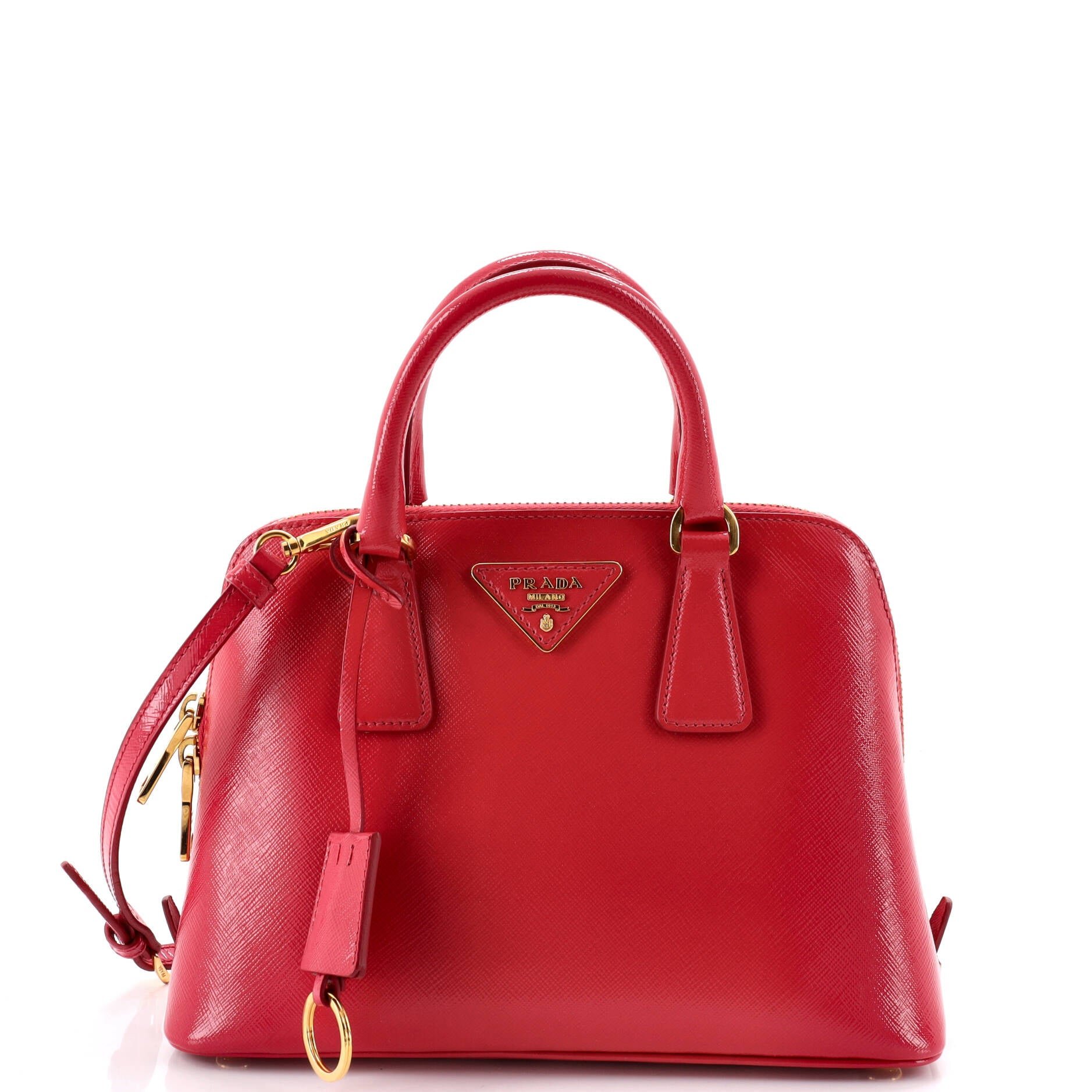 Promenade Bag Vernice Saffiano Leather Small