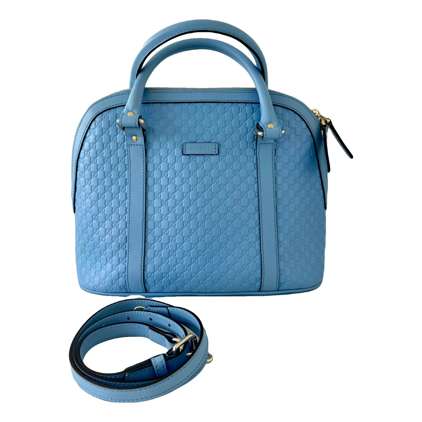 Dôme leather handbag