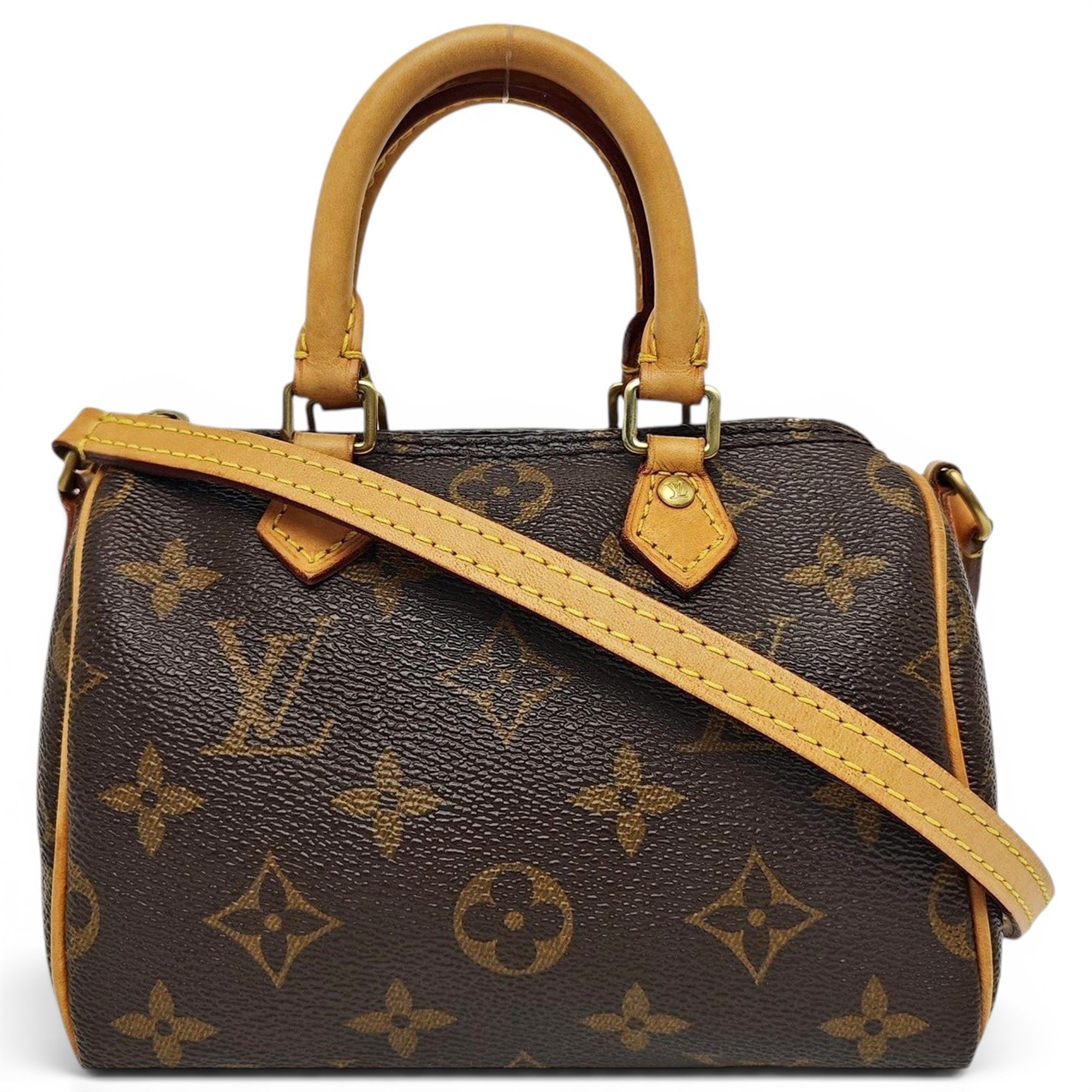 Nano Speedy / Mini HL leather handbag