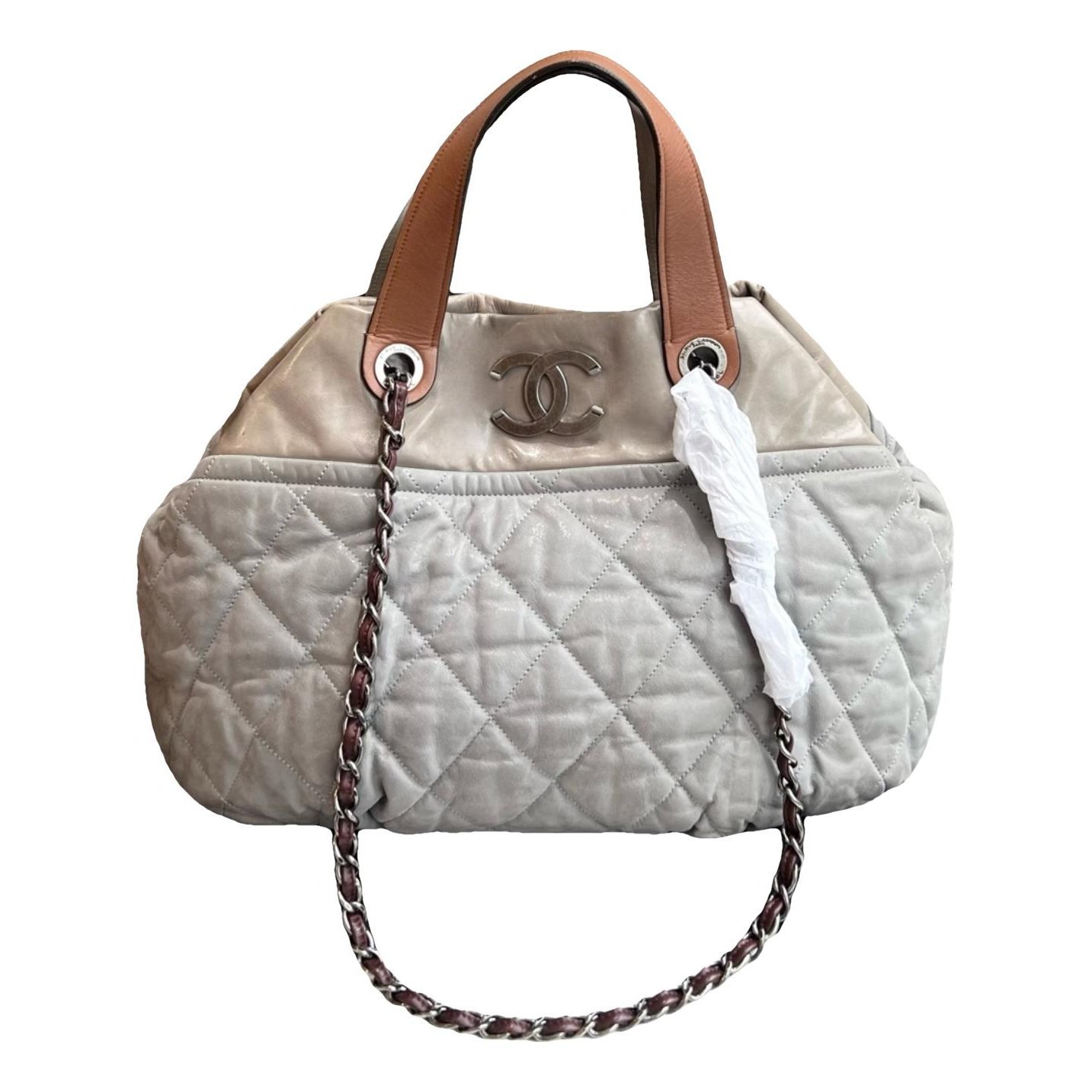 Executive leather tote