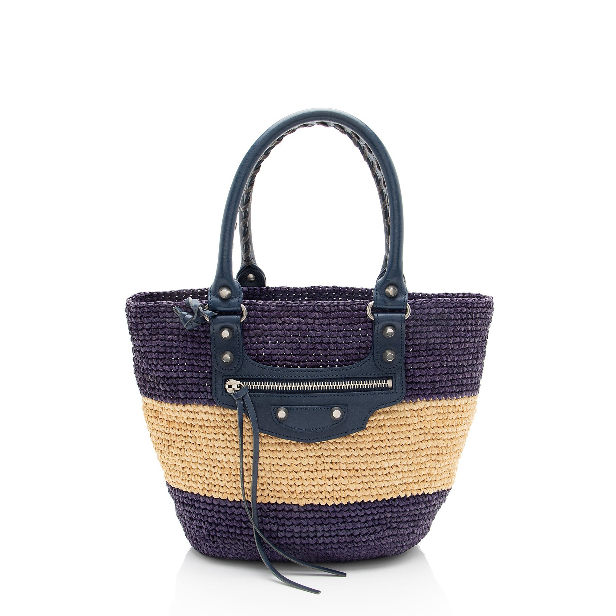 Leather tote