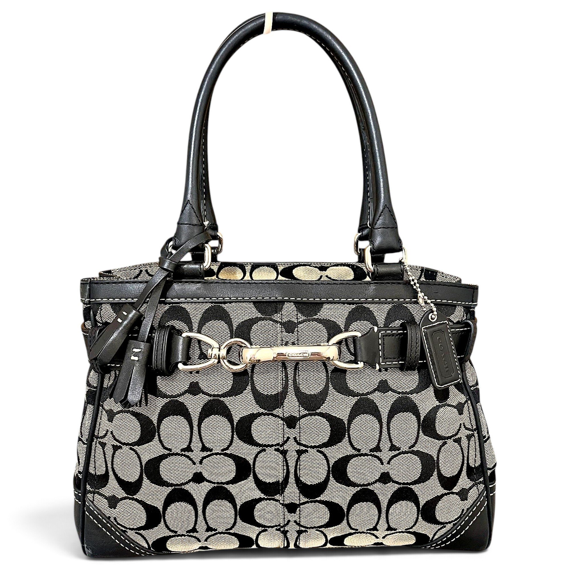 Signature Sufflette leather handbag