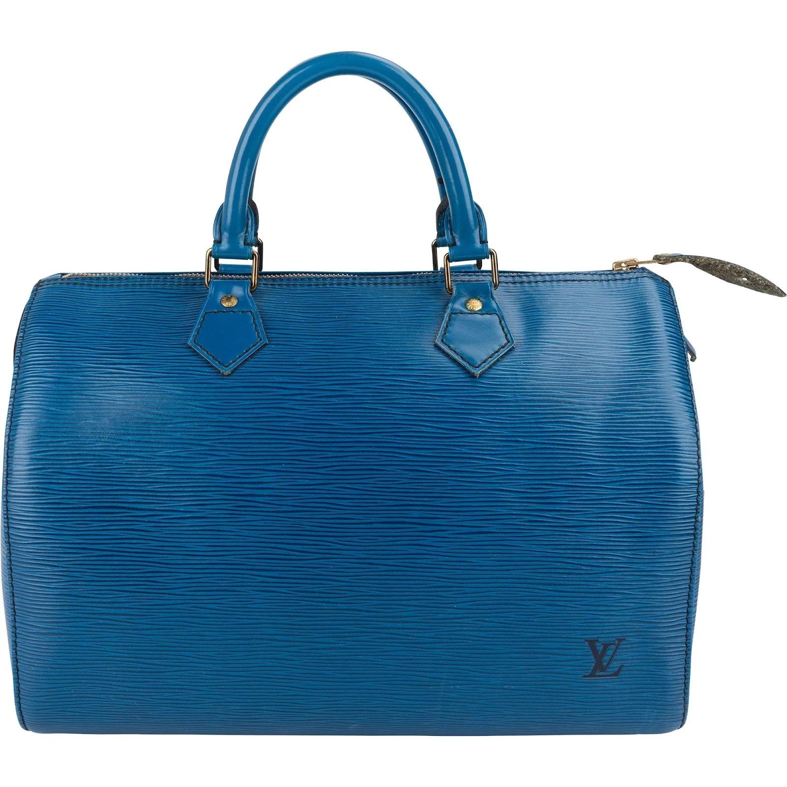 Speedy leather handbag