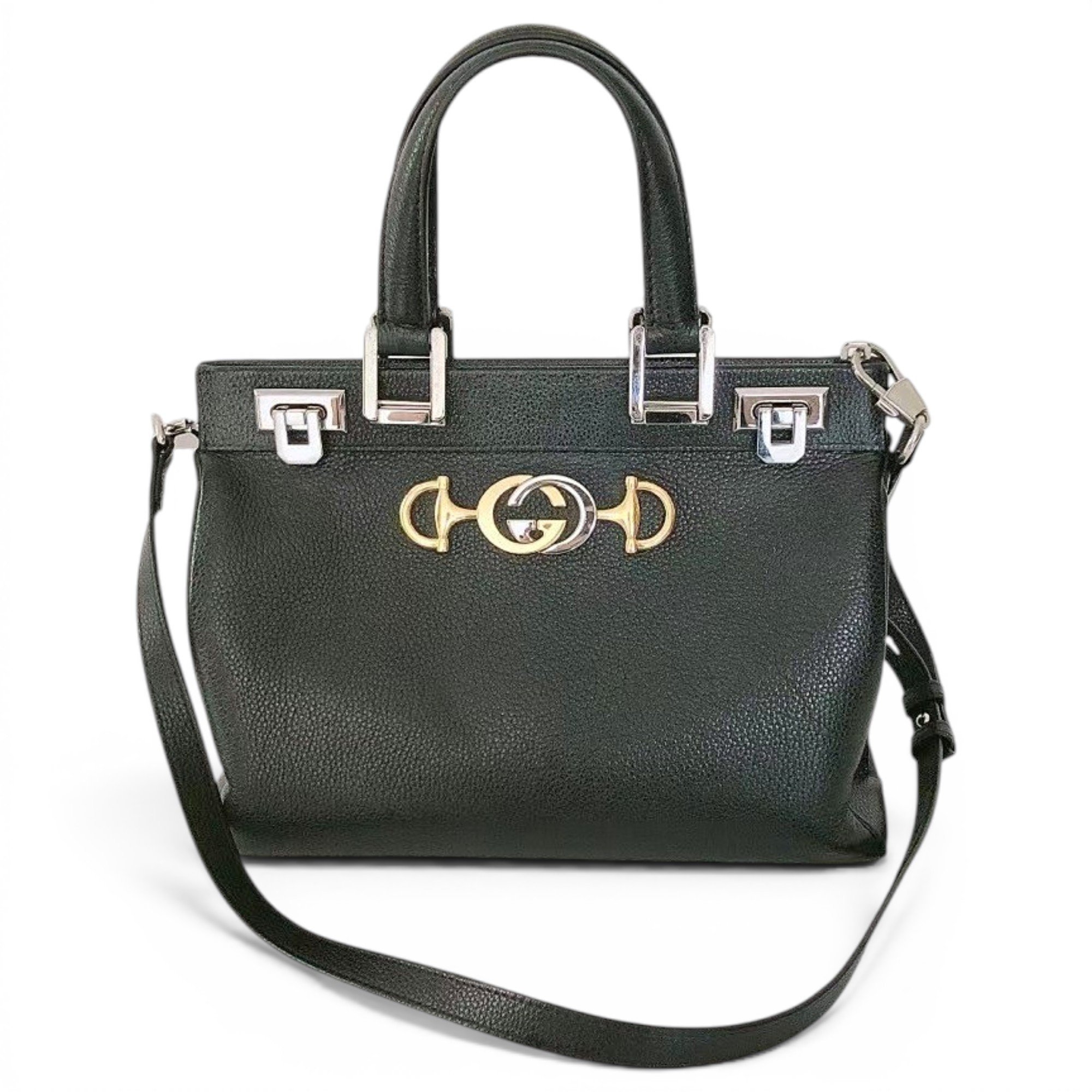 Zumi leather handbag