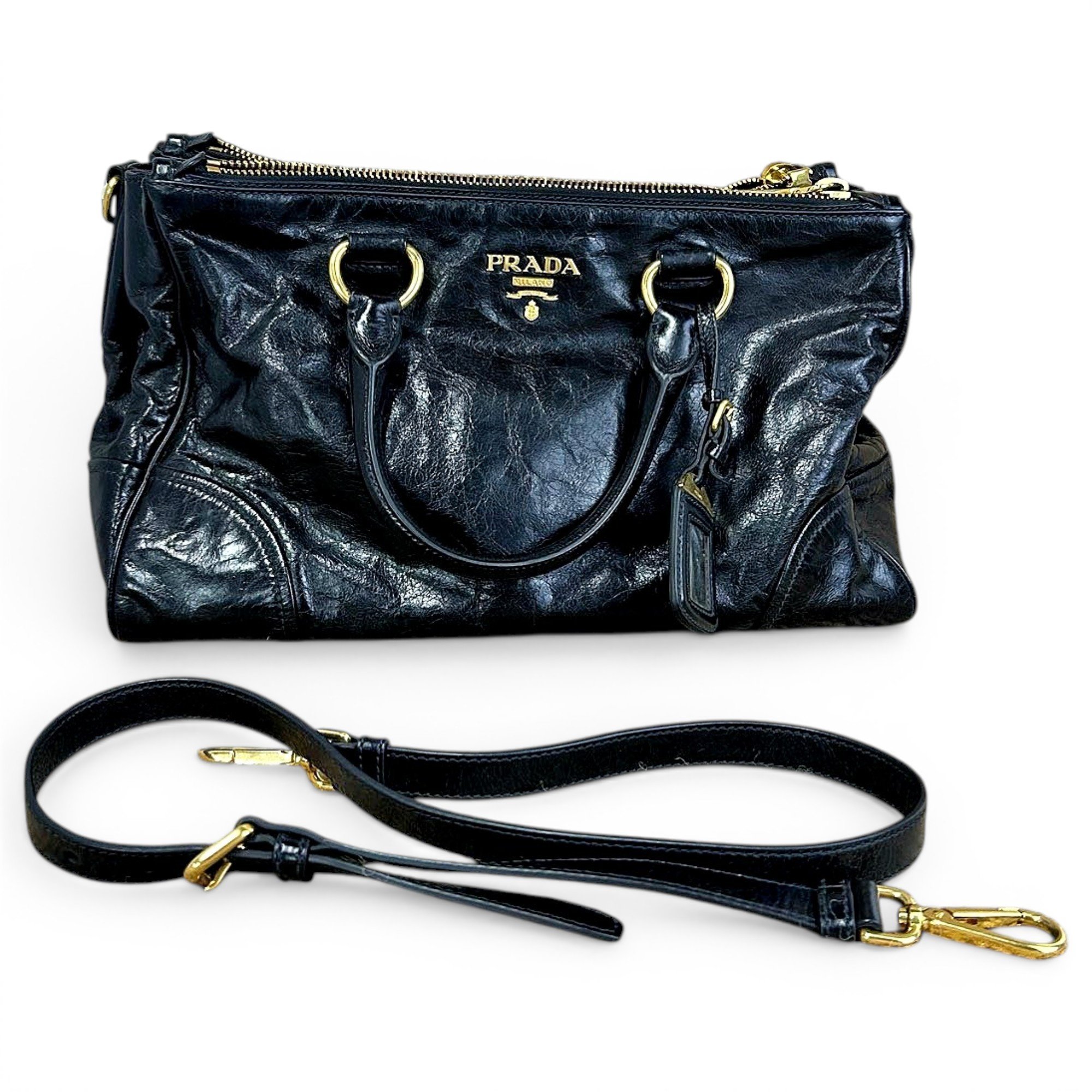 Leather handbag