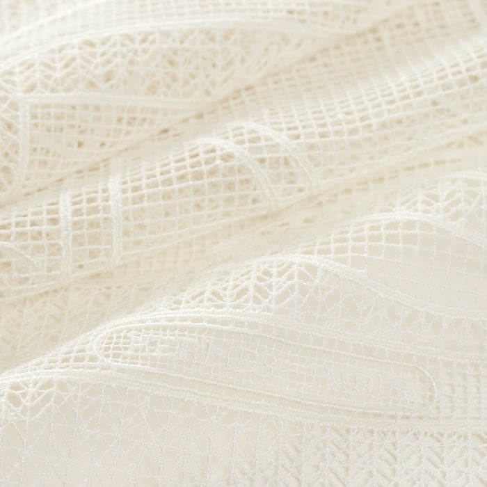 Ivoire Guipure Quadrige Scarf 60