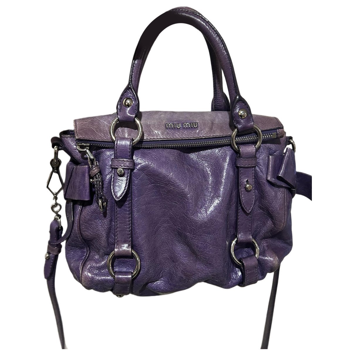 Miu Miu Vitello leather handbag