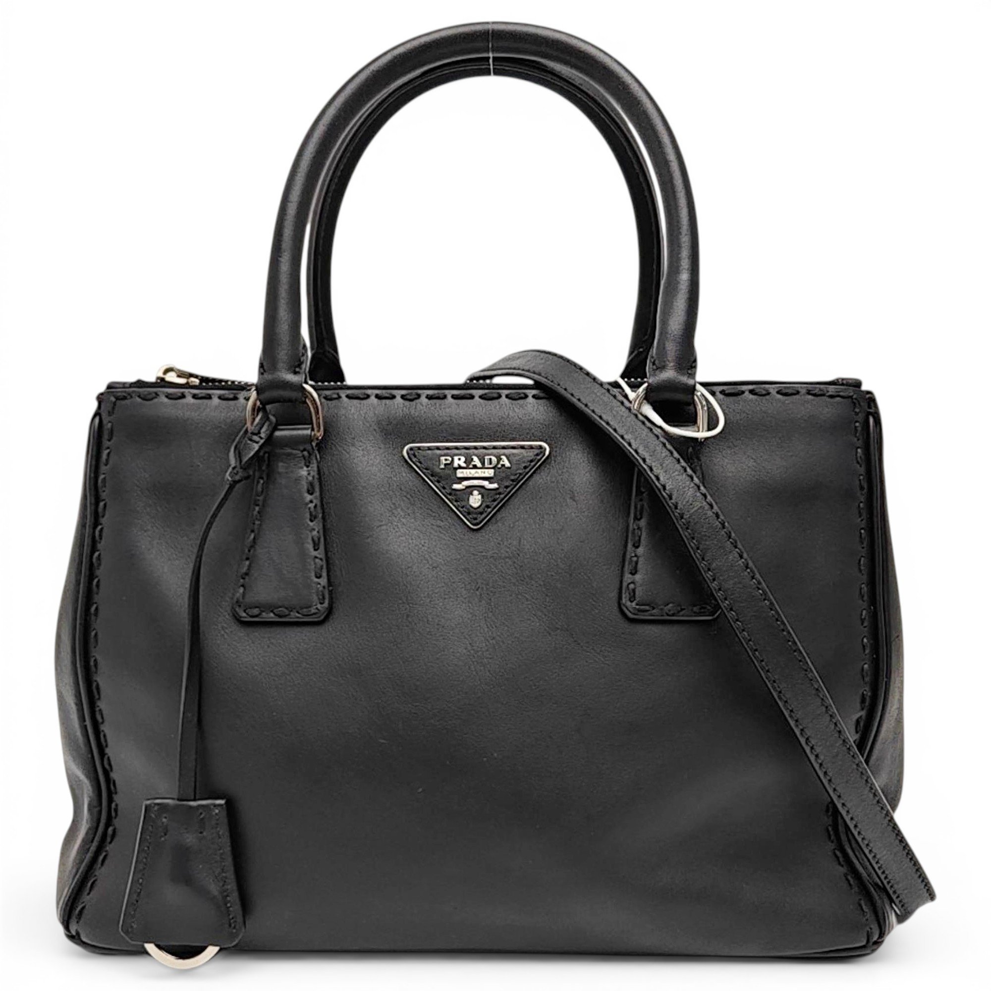 Galleria leather handbag