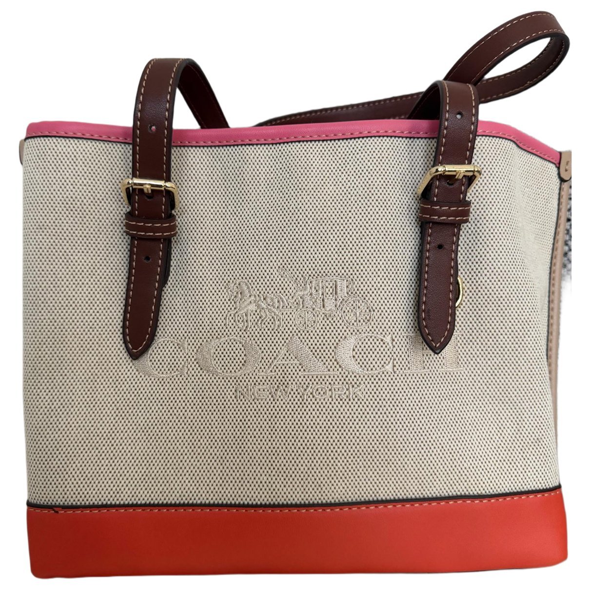 Leather tote