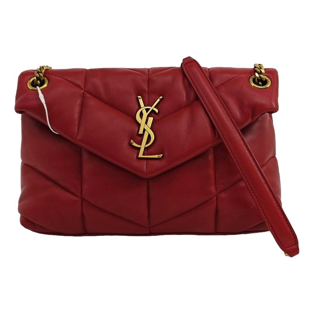 Loulou Puffer leather crossbody bag