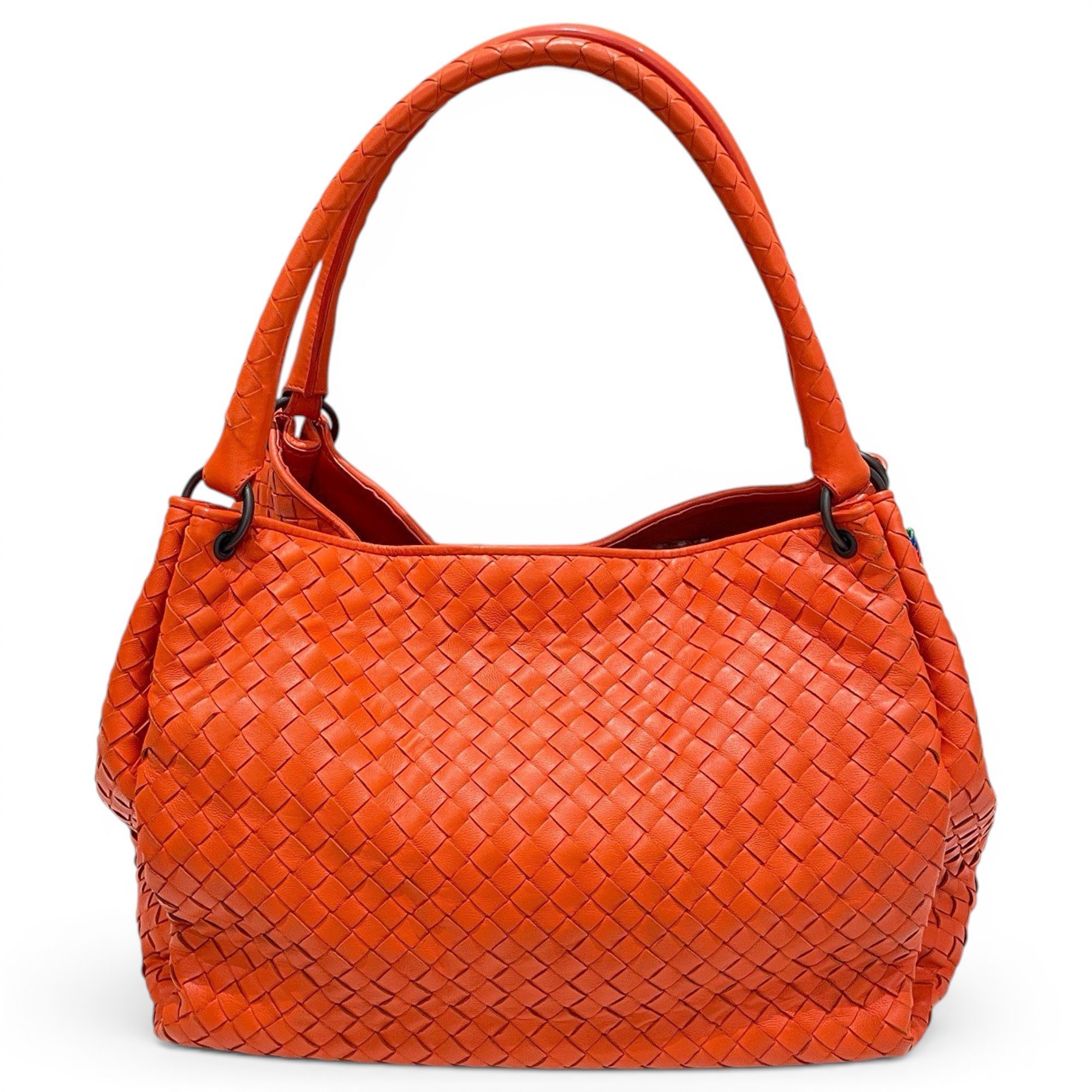 Parachute leather handbag