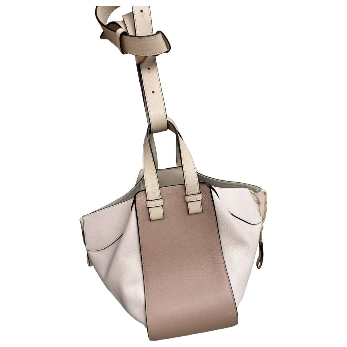 Hammock leather handbag