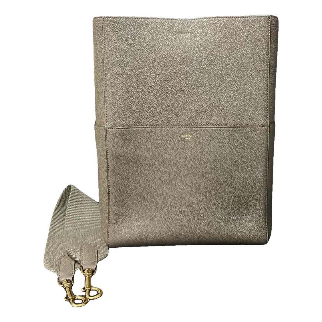 Seau Sangle leather handbag
