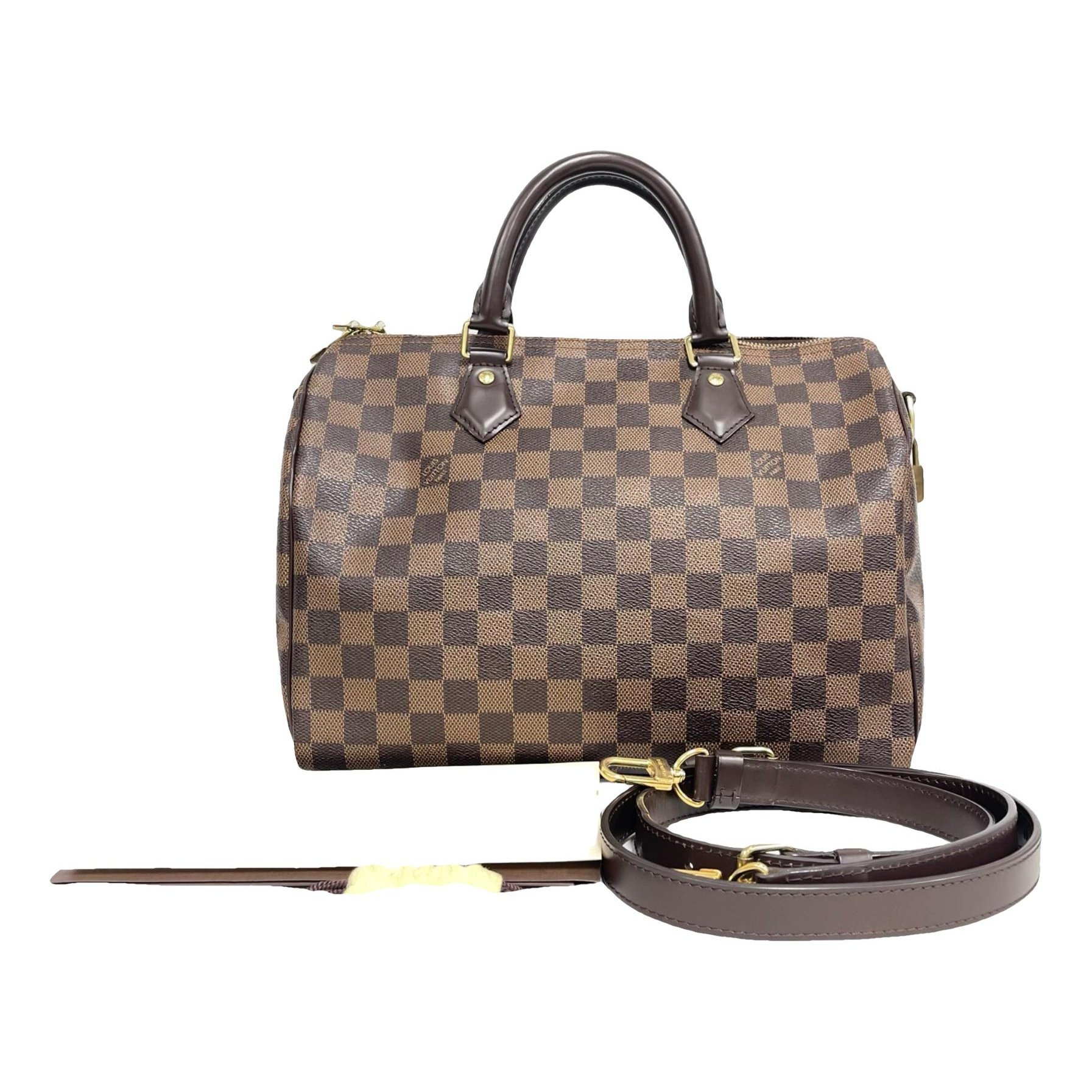 Speedy leather handbag