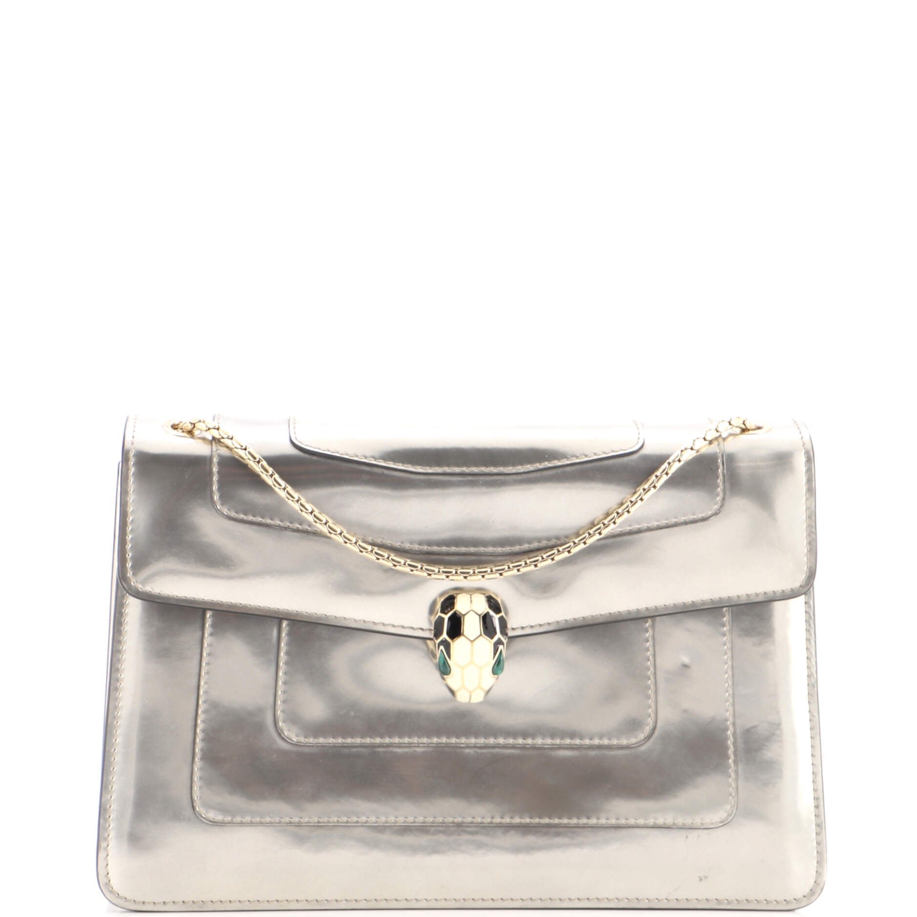 Serpenti Forever Shoulder Bag Patent Medium