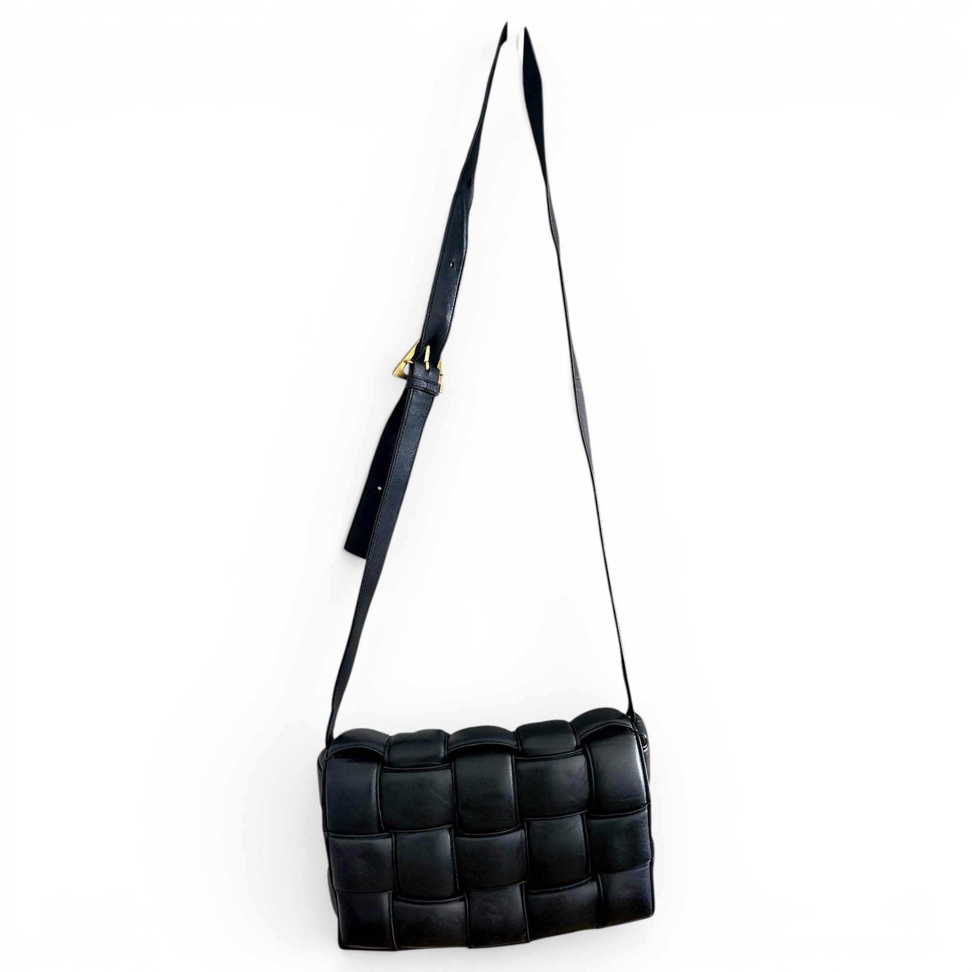 Cassette Padded leather handbag