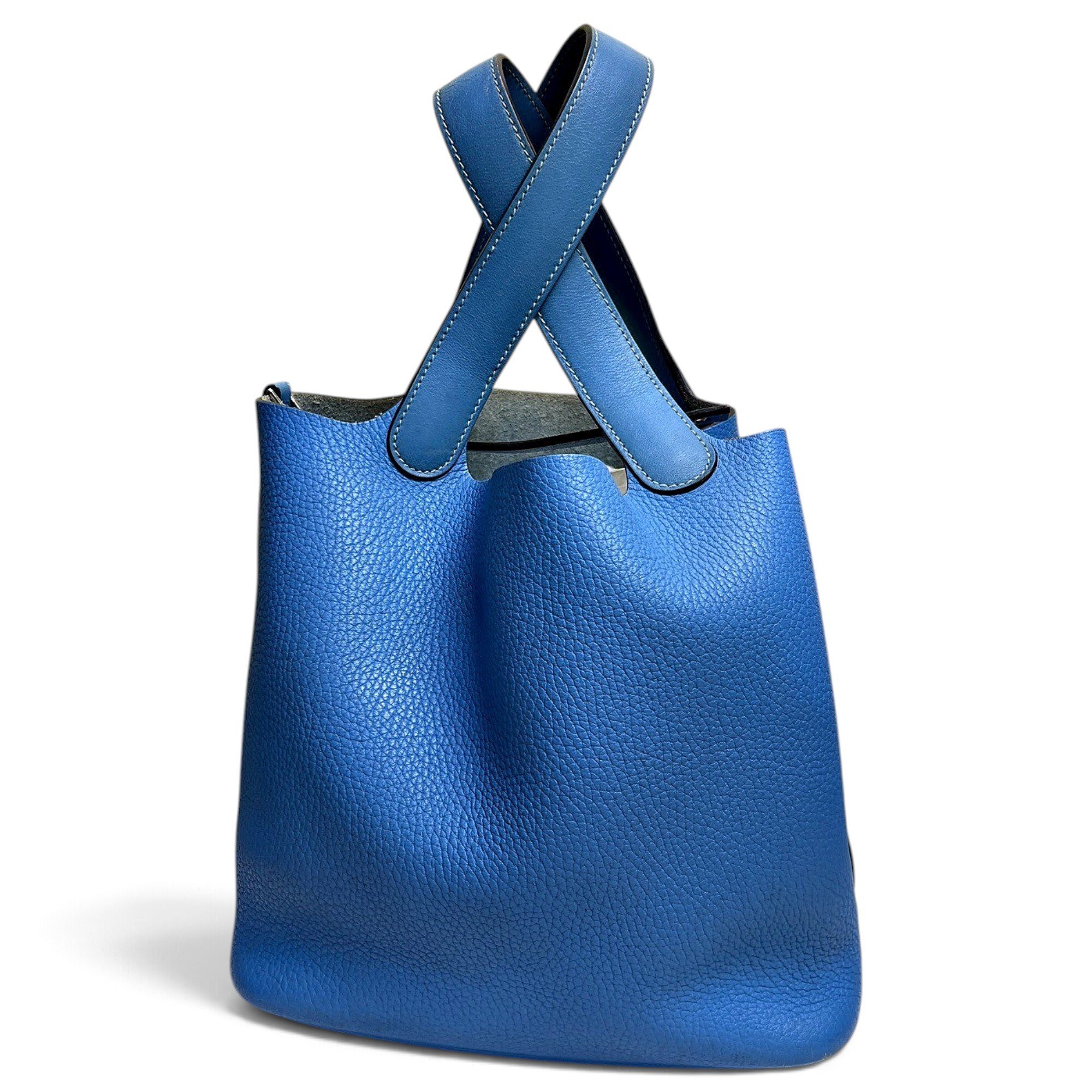 Picotin leather handbag