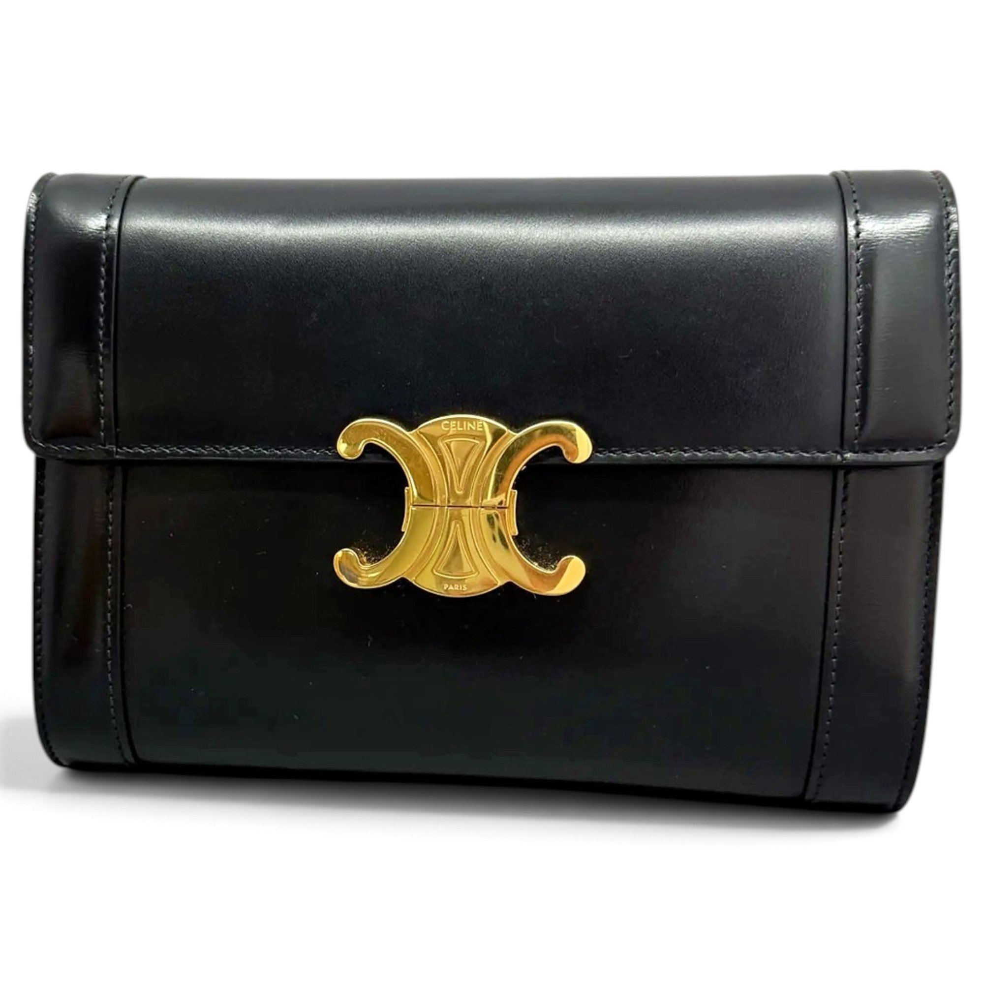 Triomphe leather handbag