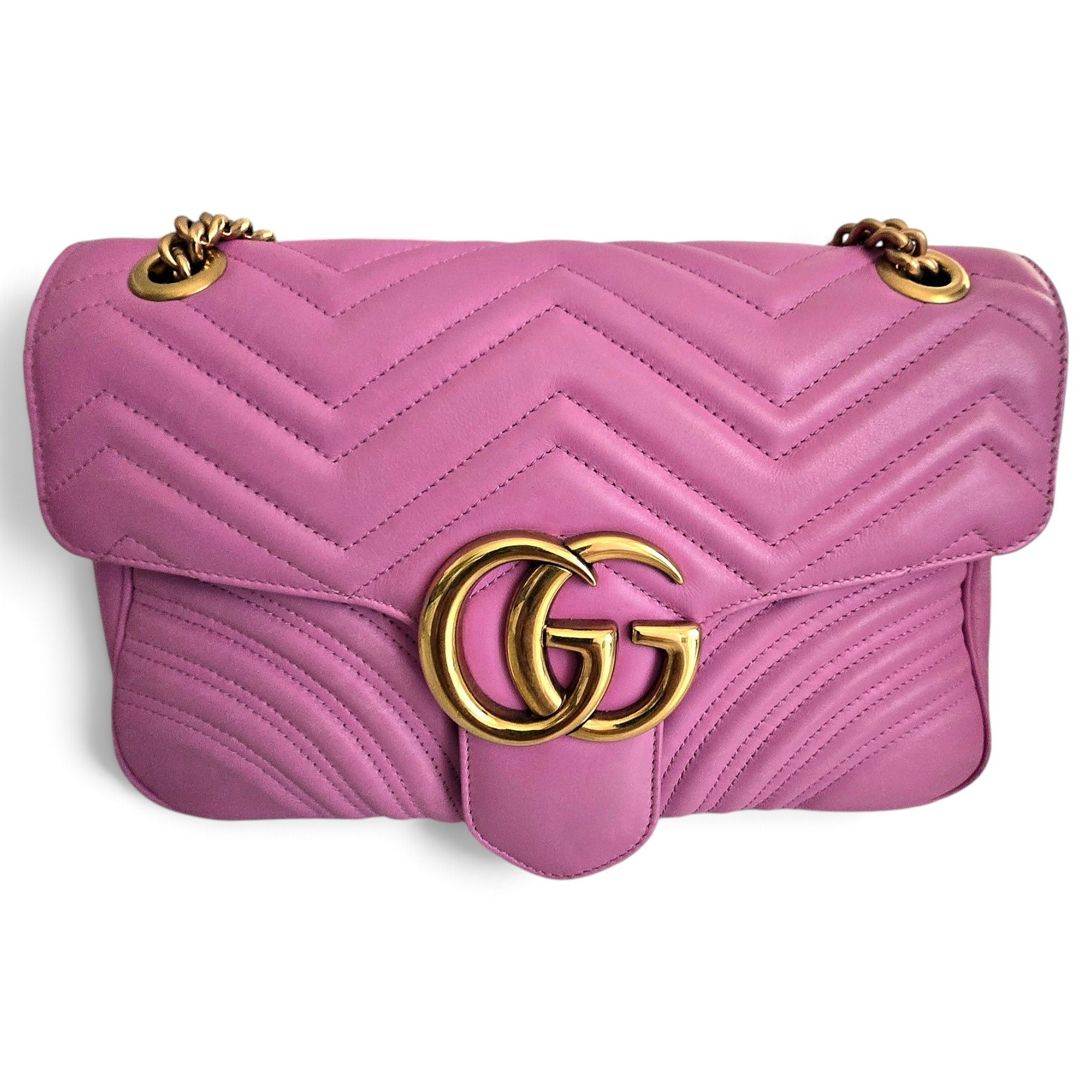 GG Marmont Flap leather handbag