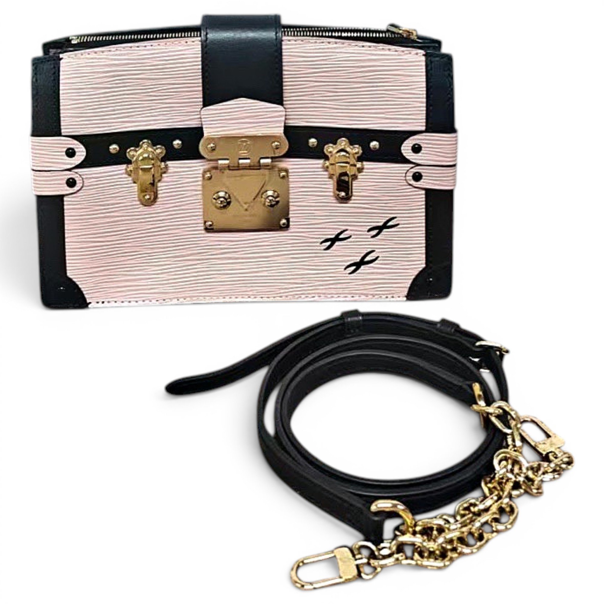 Pochette Trunk leather crossbody bag