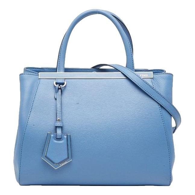 Pocket leather handbag
