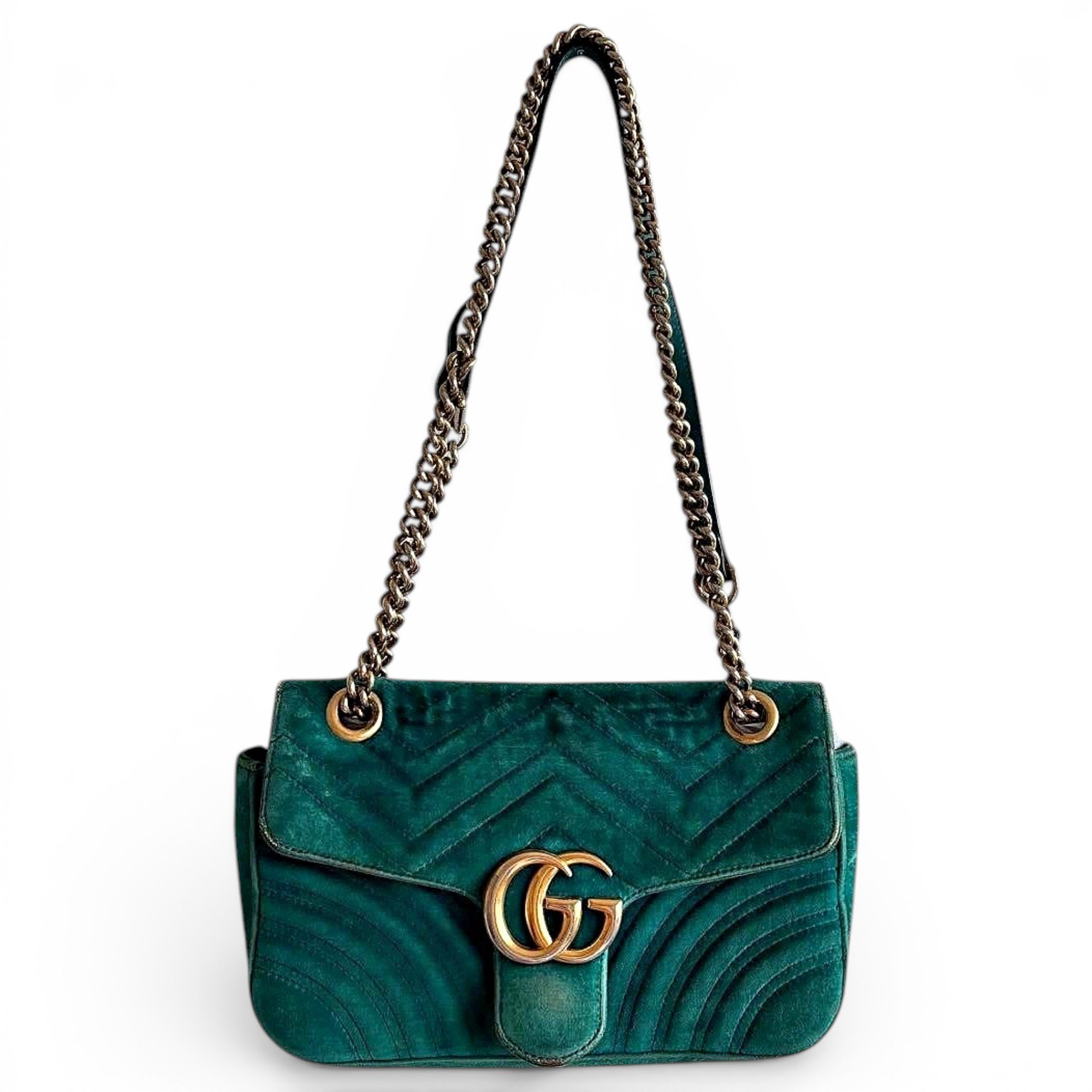Velvet handbag