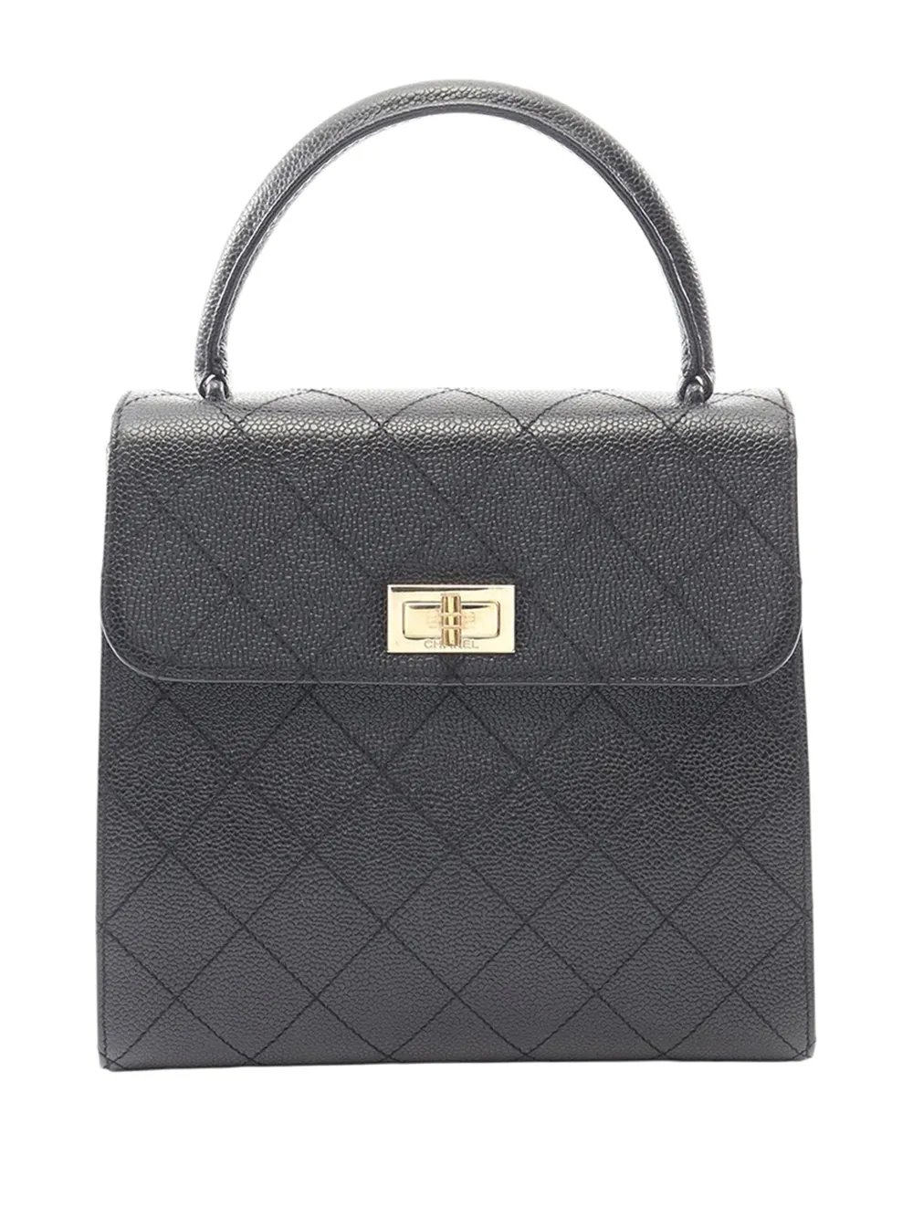 1997-1999 Reissue 2.55 Quilted Caviar Top Handle Flap handbag