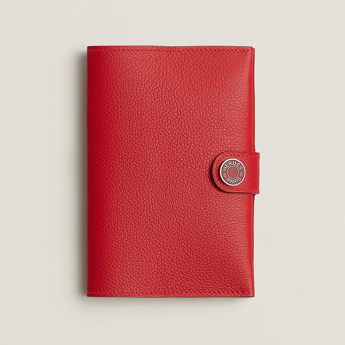 Hermès R.M.S passport holder Rouge Radieux Evercolor Calfskin | BagUSeek
