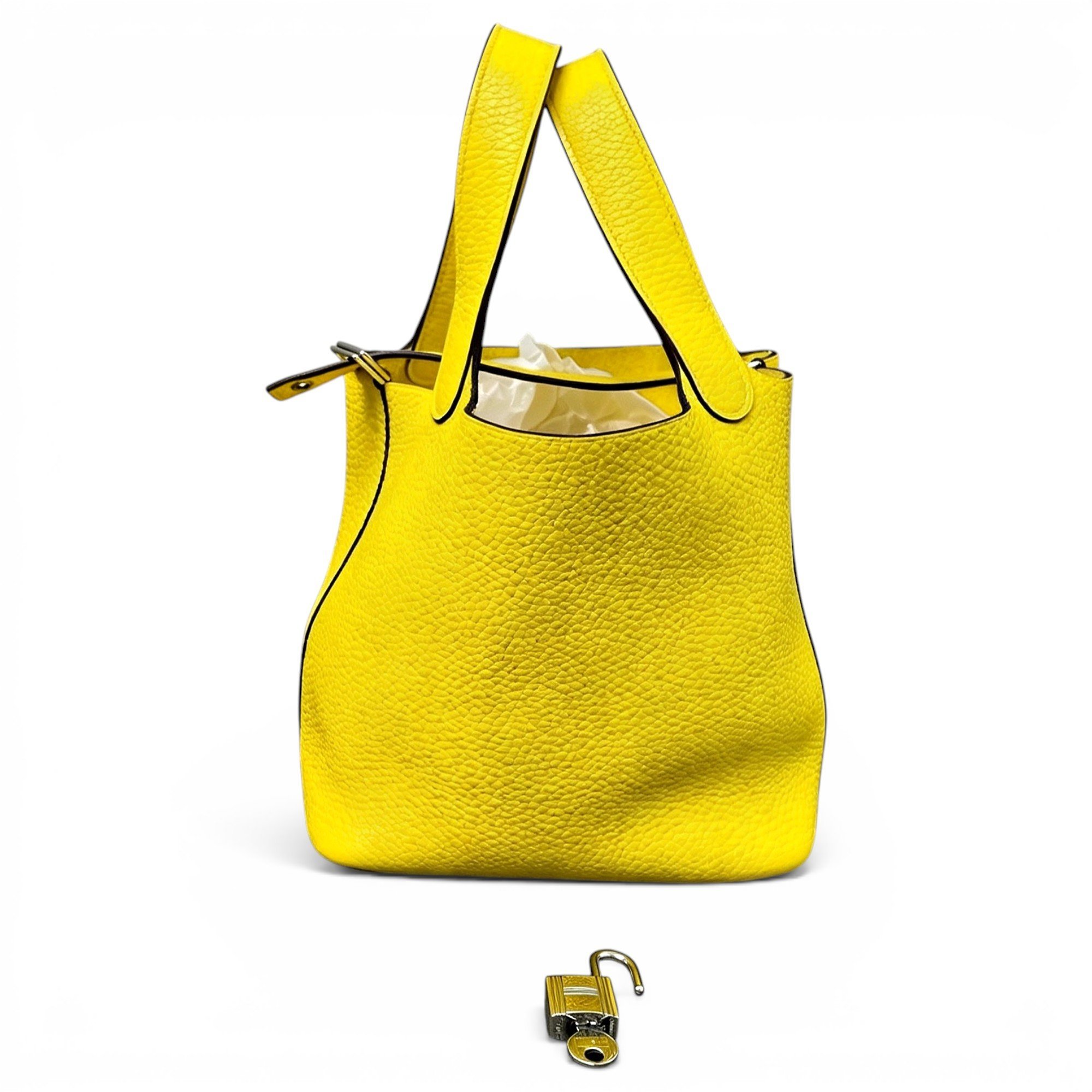 Picotin leather handbag