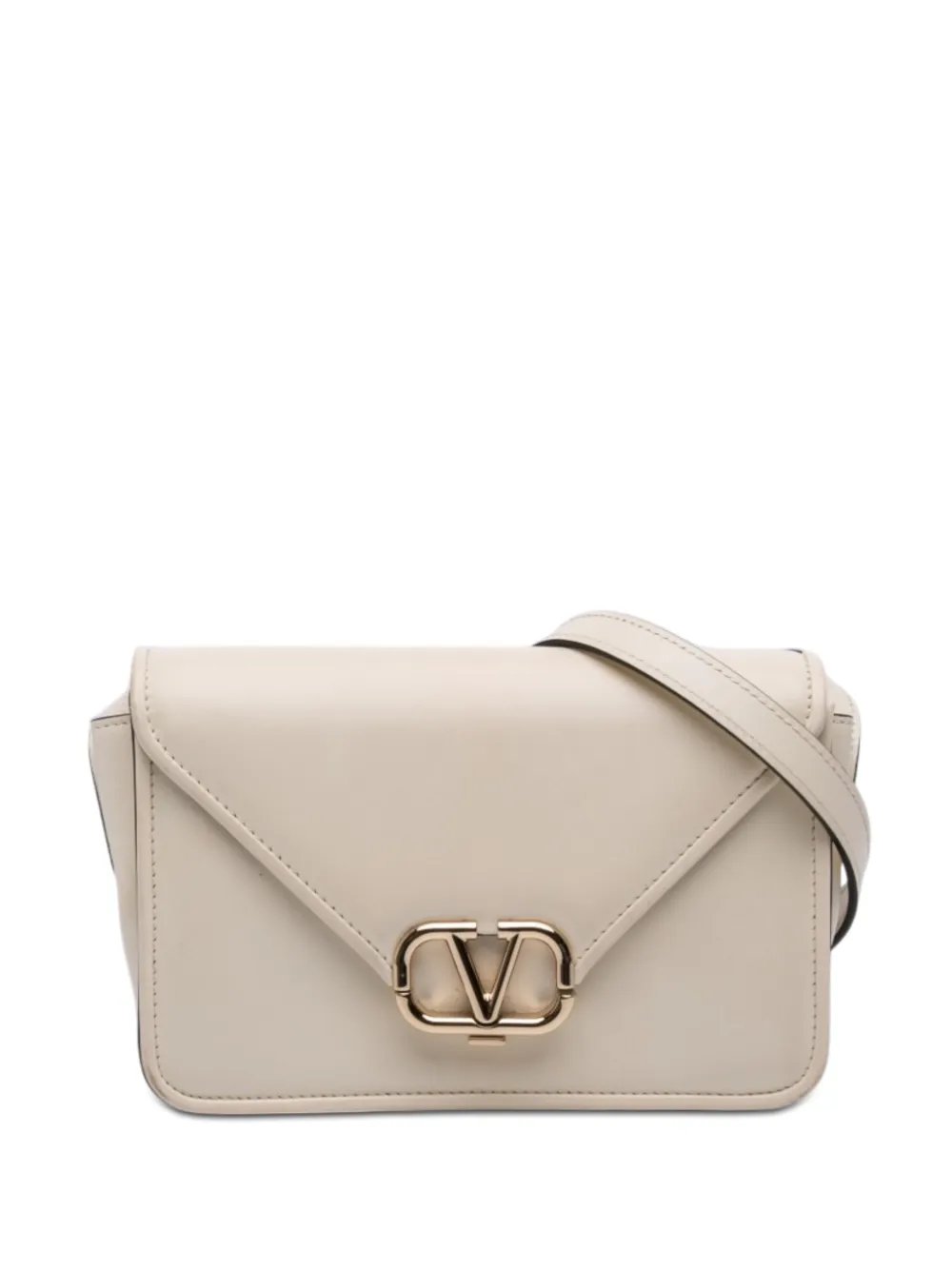 2018-2026 Leather VLogo crossbody bag