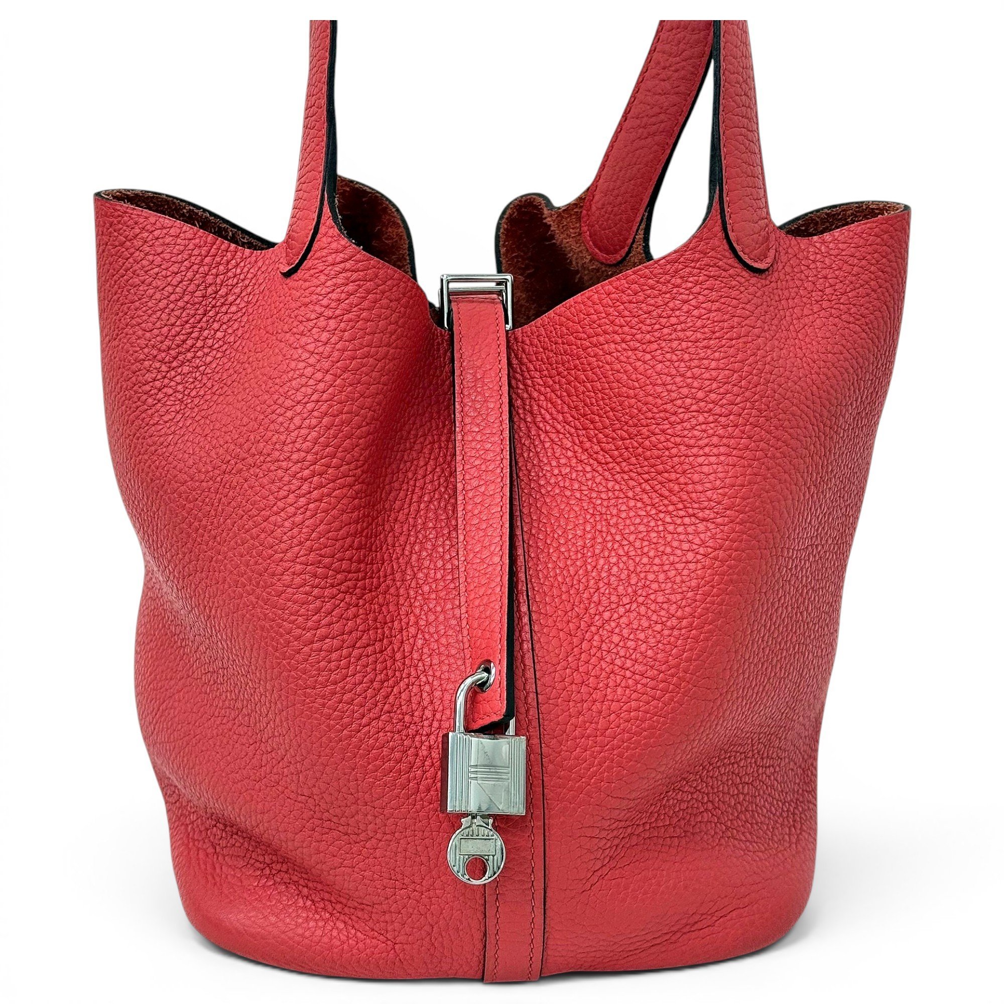 Picotin leather handbag