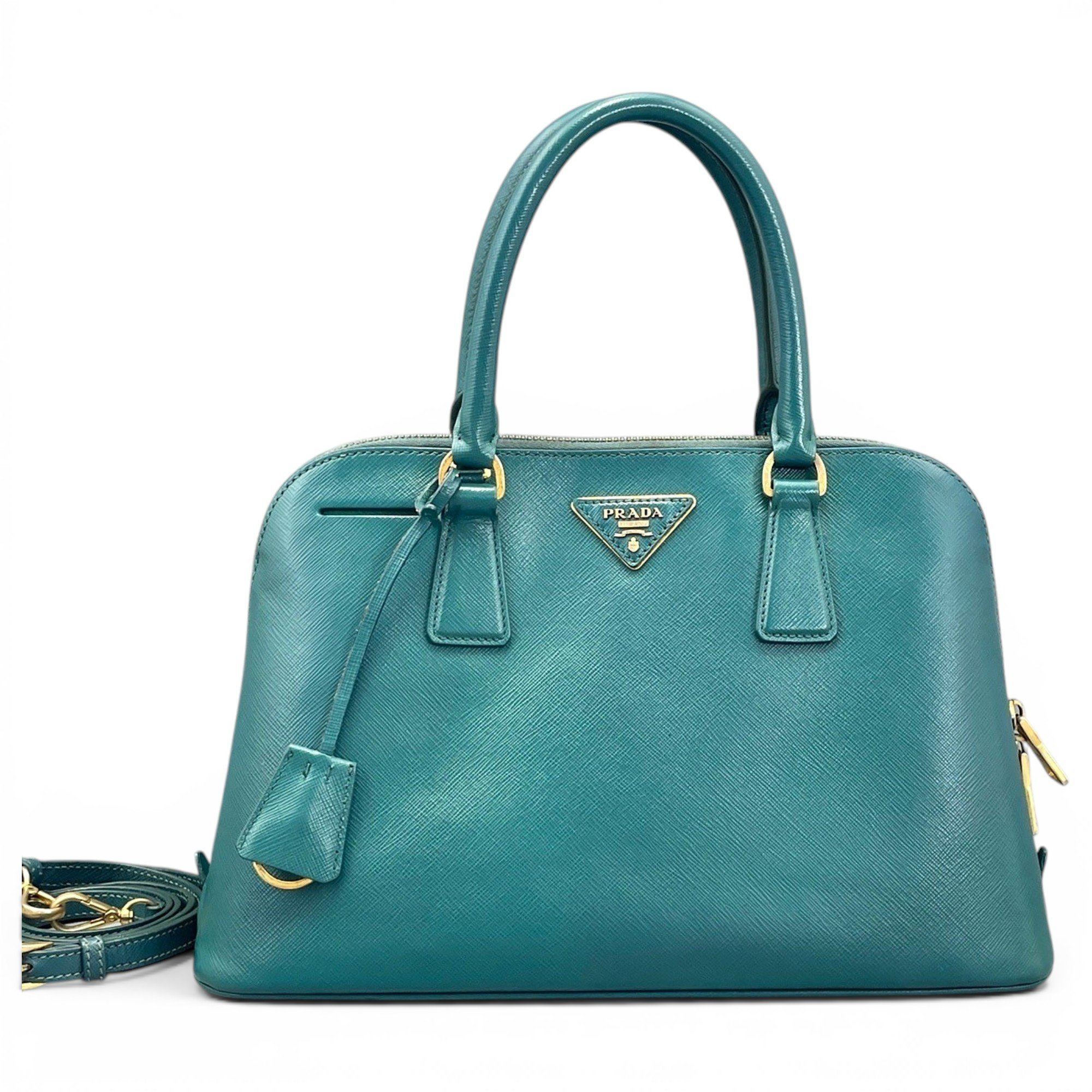 Promenade leather handbag