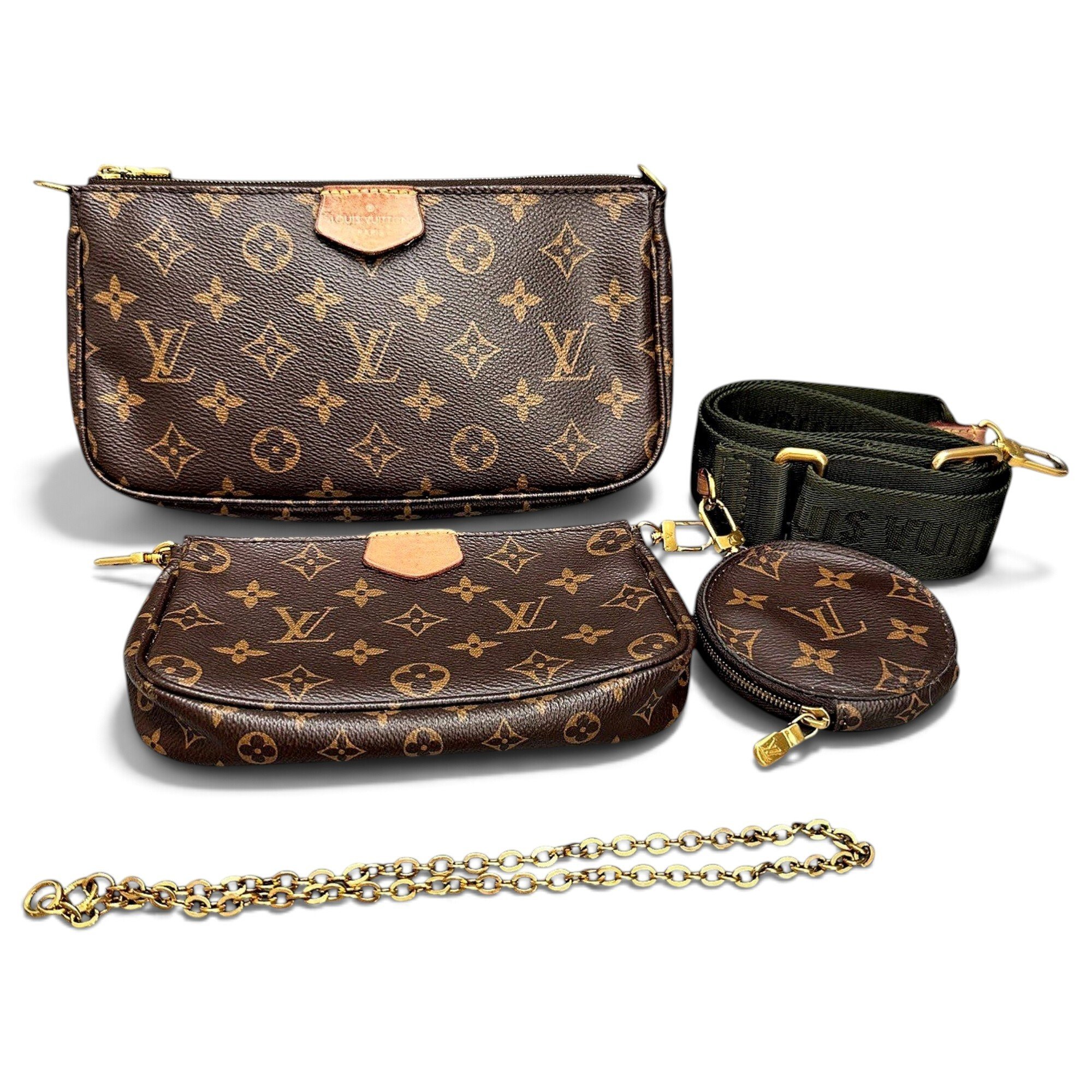 Multi Pochette Accessoires leather handbag