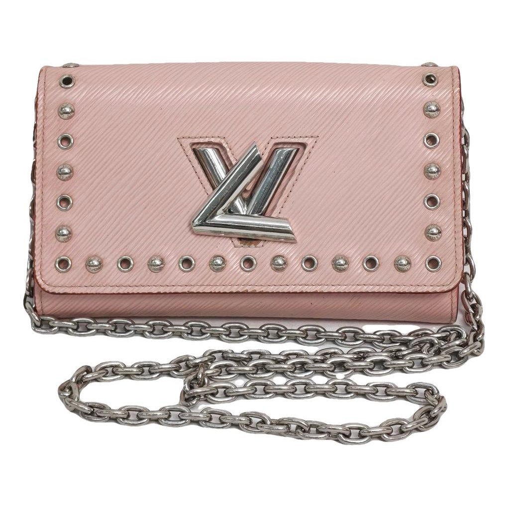 Twist leather crossbody bag