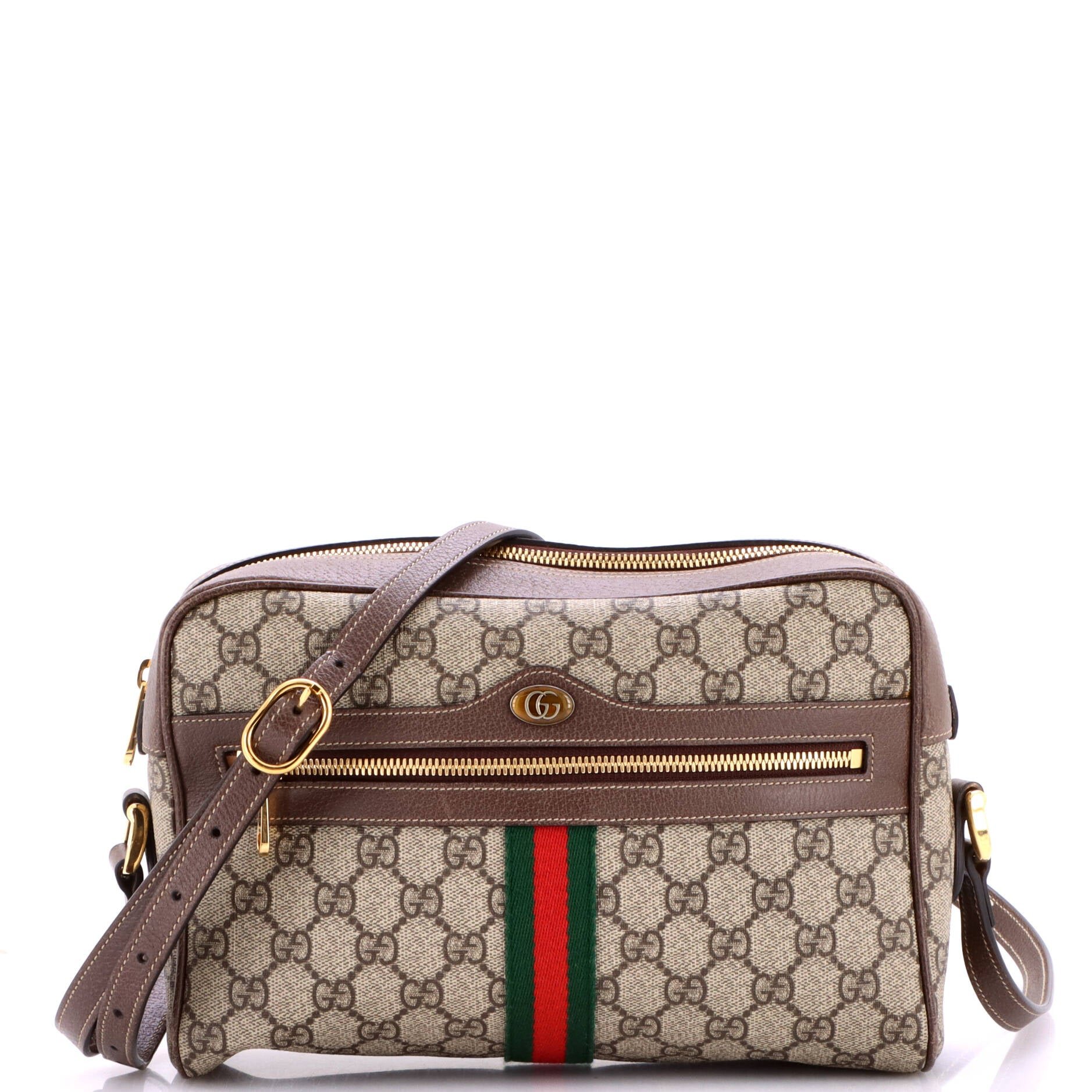 Ophidia Shoulder Bag GG Coated Canvas Small