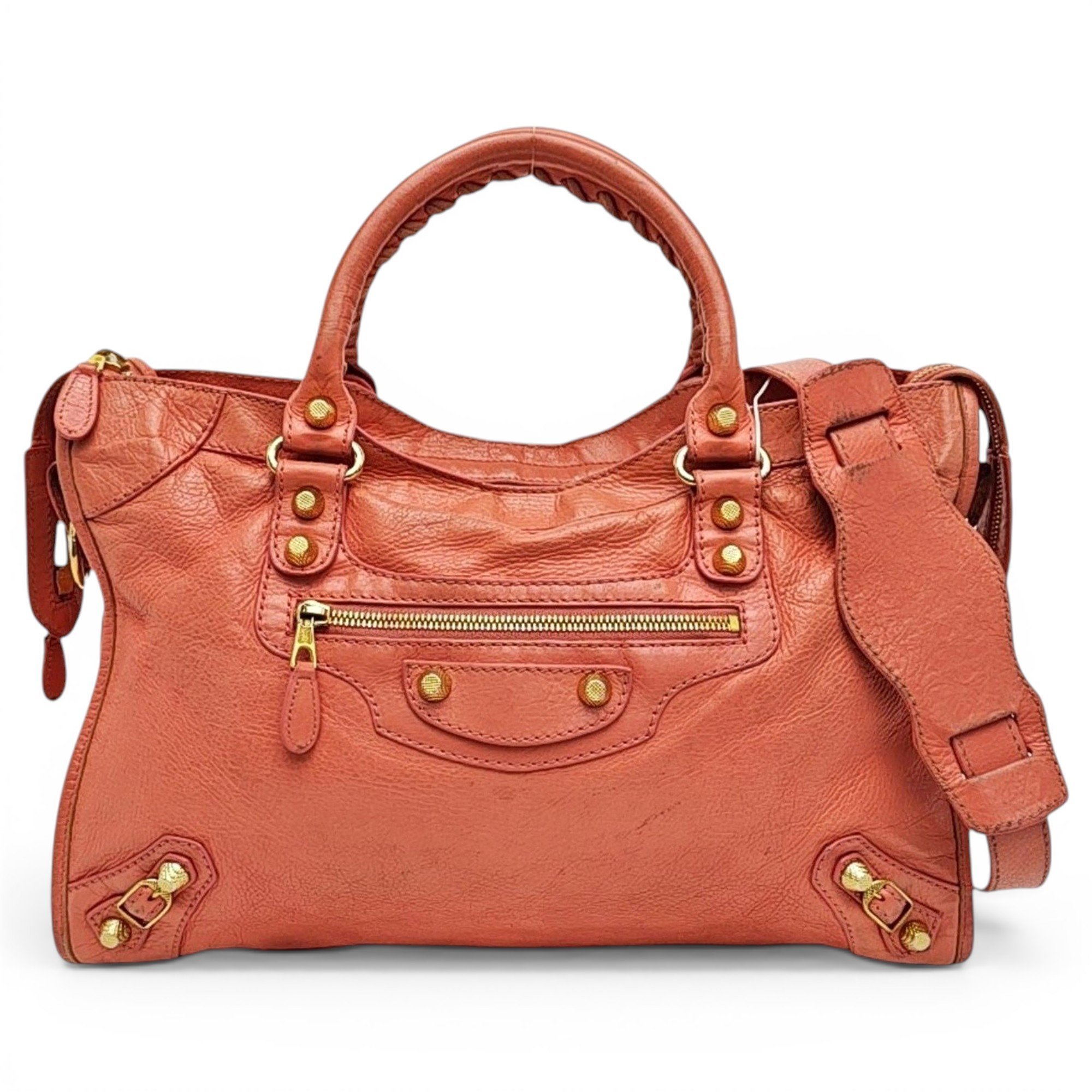 Leather handbag