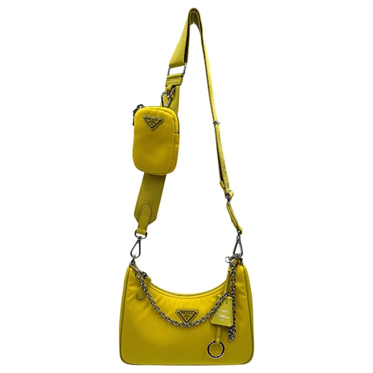 Re-edition cloth crossbody bag