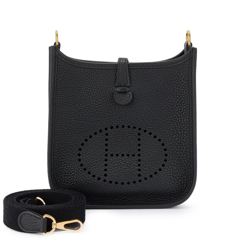 Black Clémence Mini Evelyne II TPM 16 Gold Hardware, 2019
