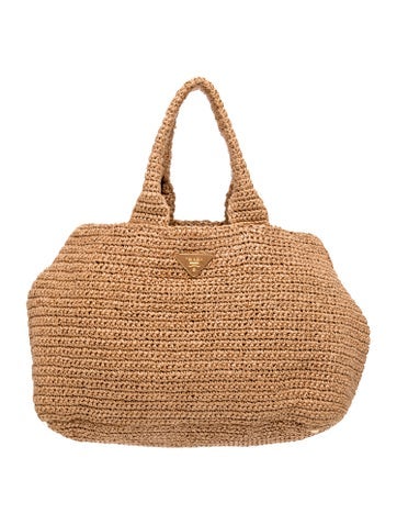 Prada Raffia Grass Tote