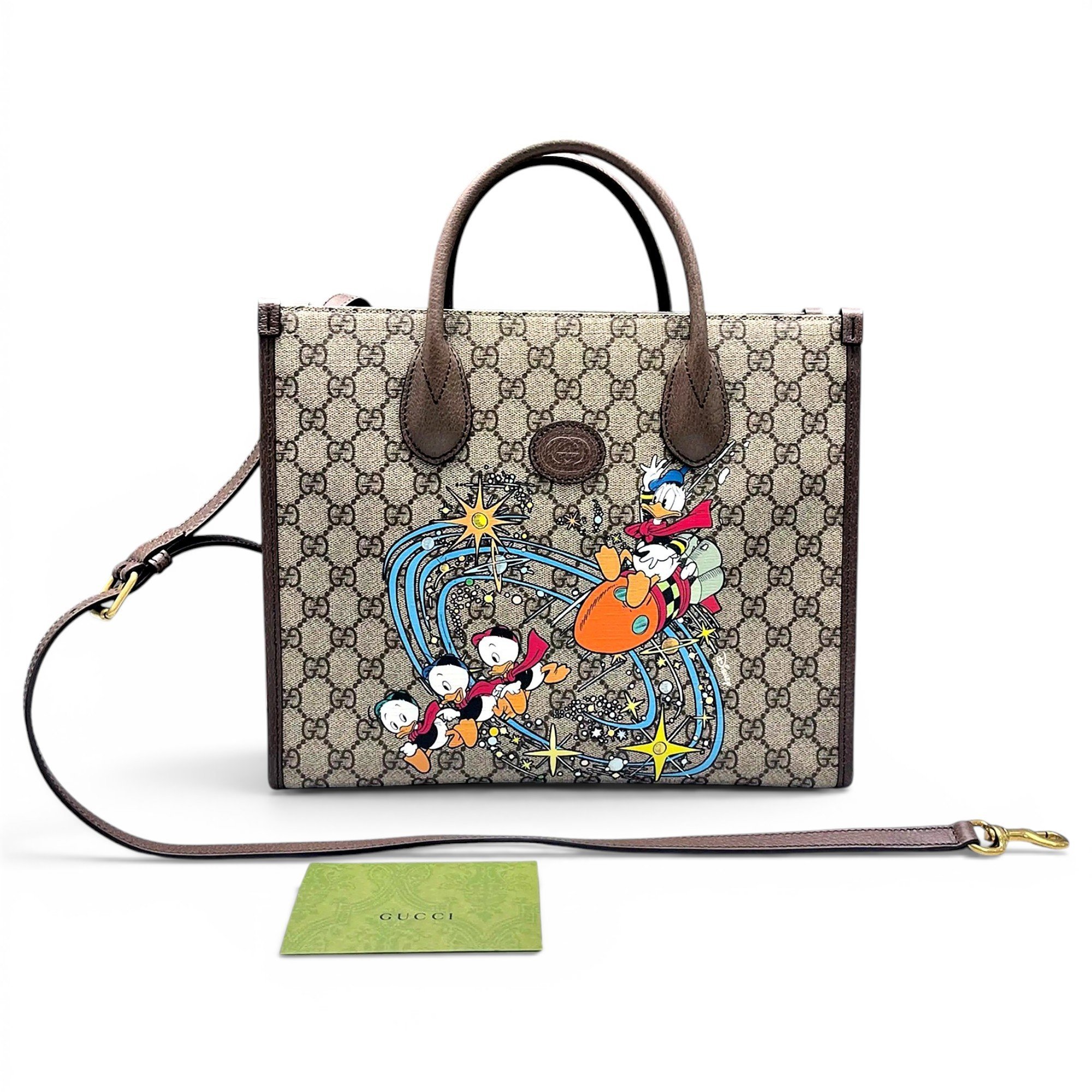 Ophidia Top Handle vinyl crossbody bag