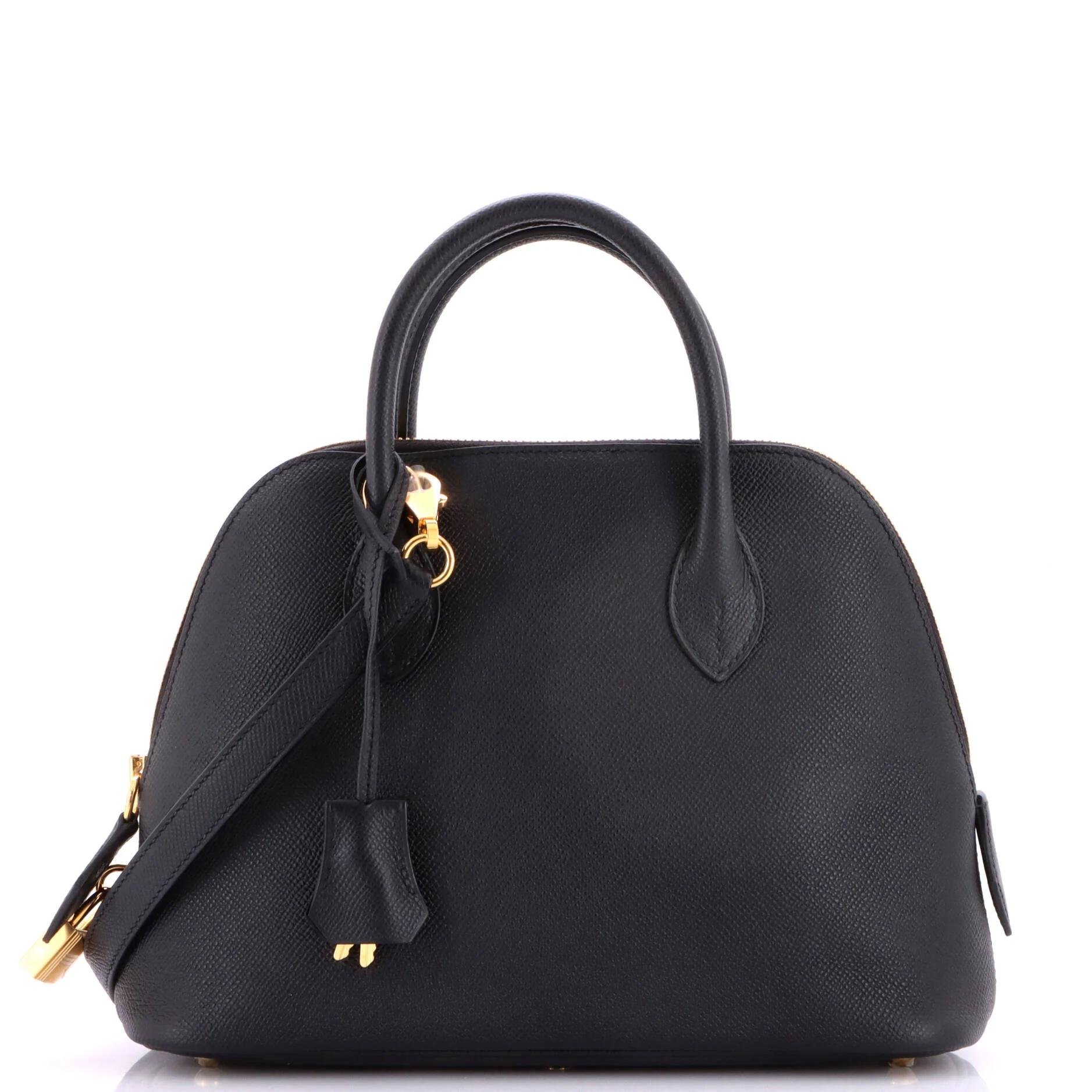 Leather bowling bag