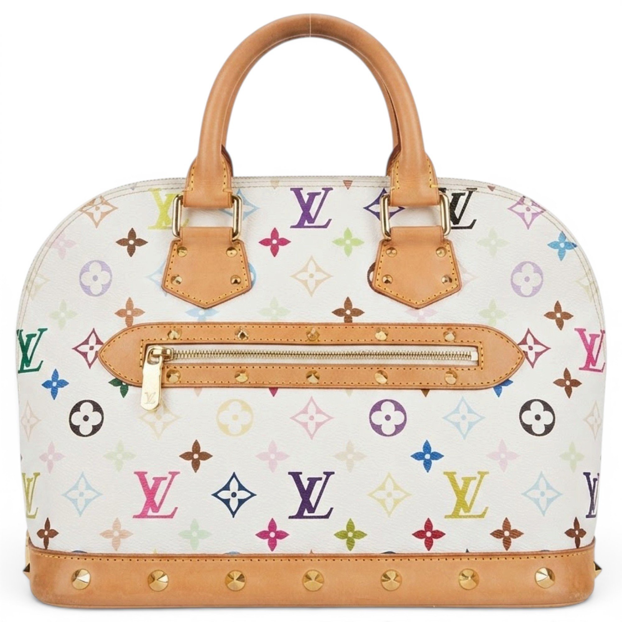 Alma leather handbag