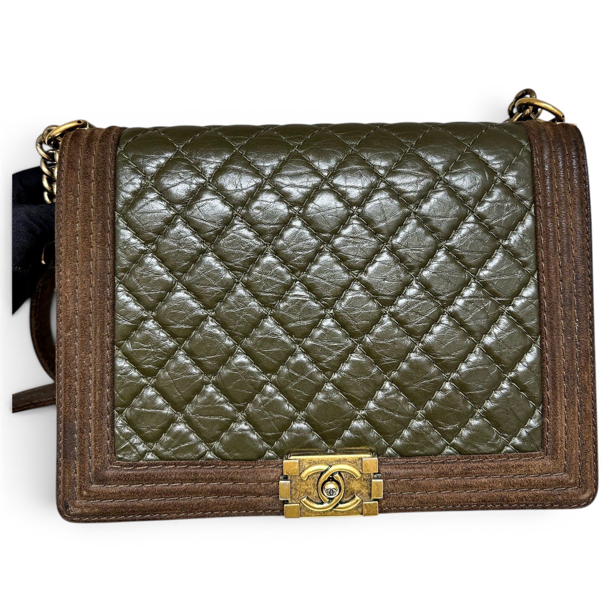 Boy leather crossbody bag